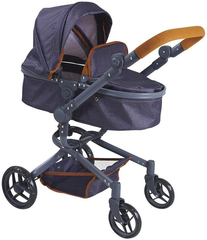 Knorrtoys® Kombi-Puppenwagen Boonk - Dark Blue günstig online kaufen