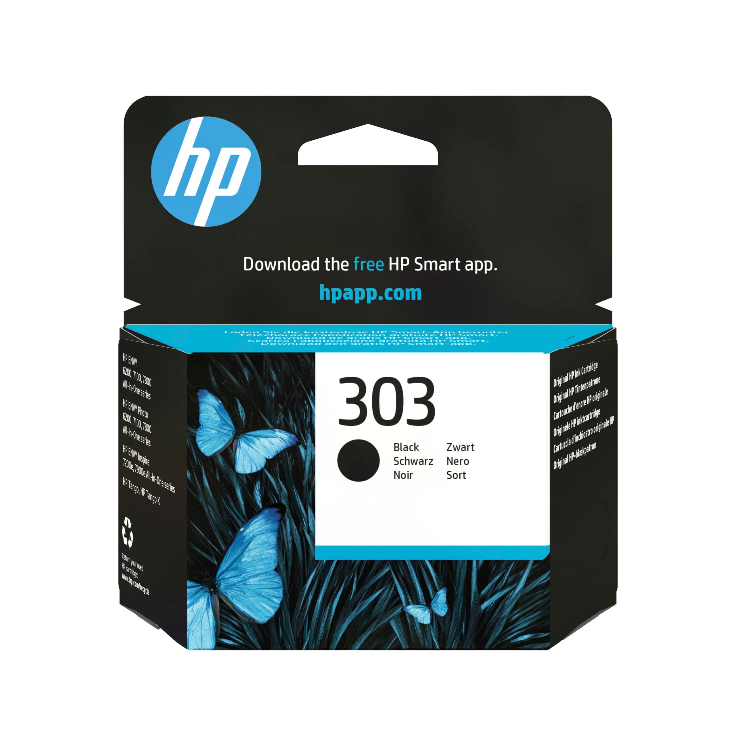 HP HP Tintenpatrone Nr. 303 T6N02AE Schwarz (ca. 200 Tintenpatrone