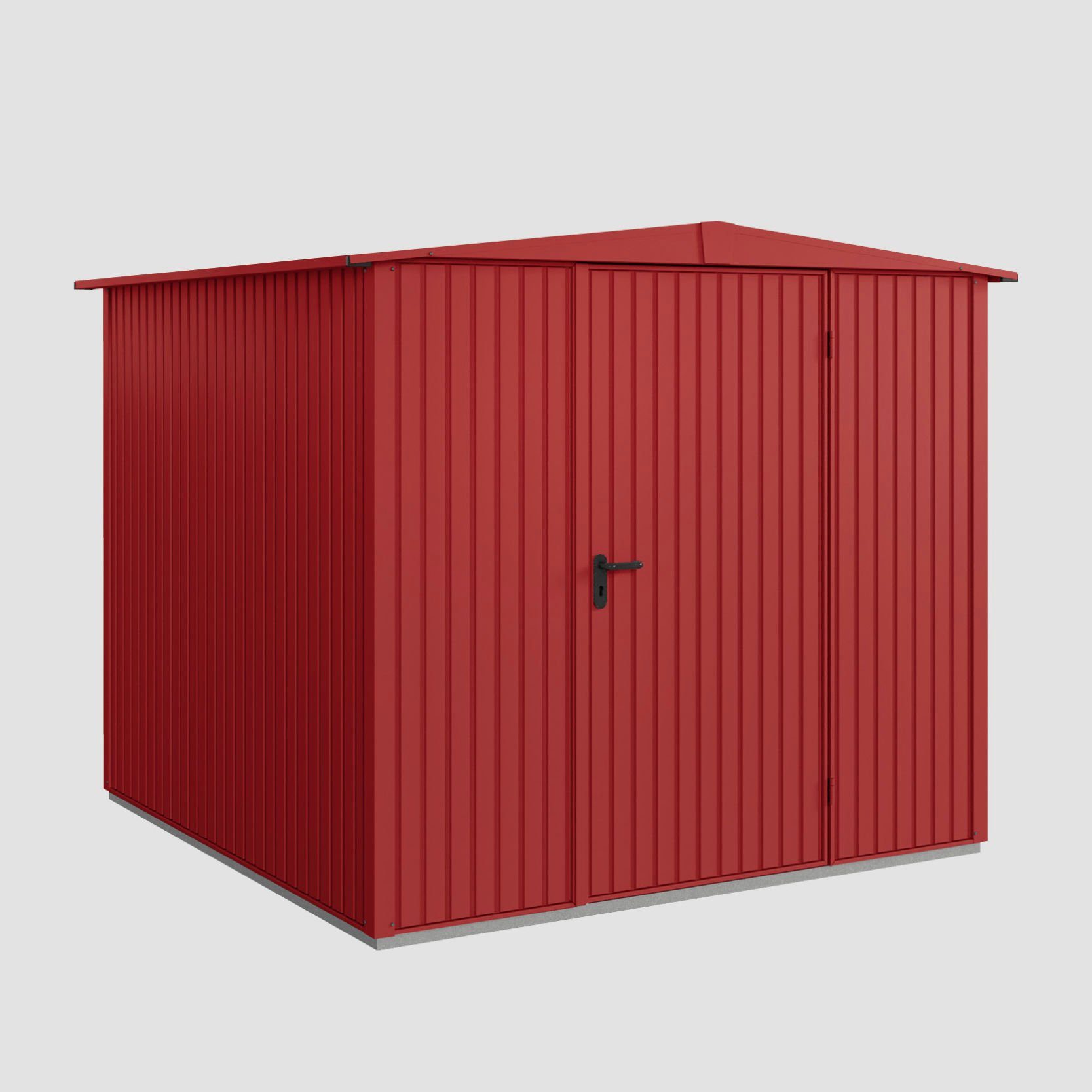 Hörmann Ecostar Gerätehaus Gerätehaus Trend mit Satteldach (259 x 248 cm), Metall