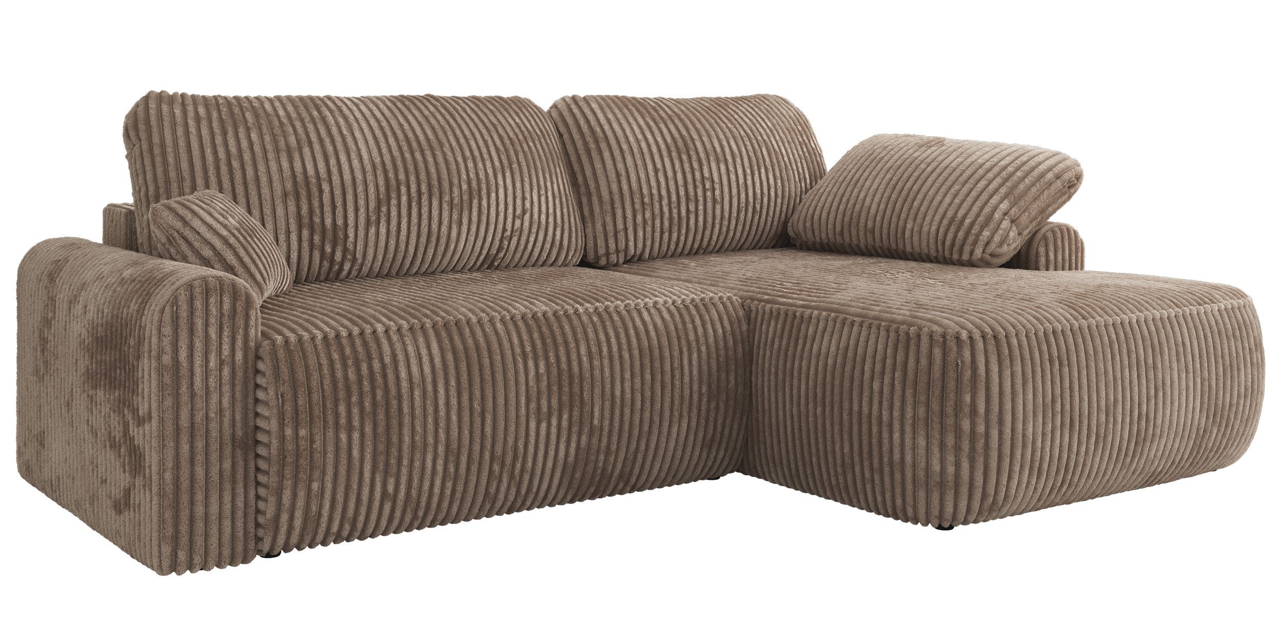 MKS MÖBEL Ecksofa CUBO L, Set, Gepolsterte Eckcouch, Wellenfedern, HR35-Sch günstig online kaufen