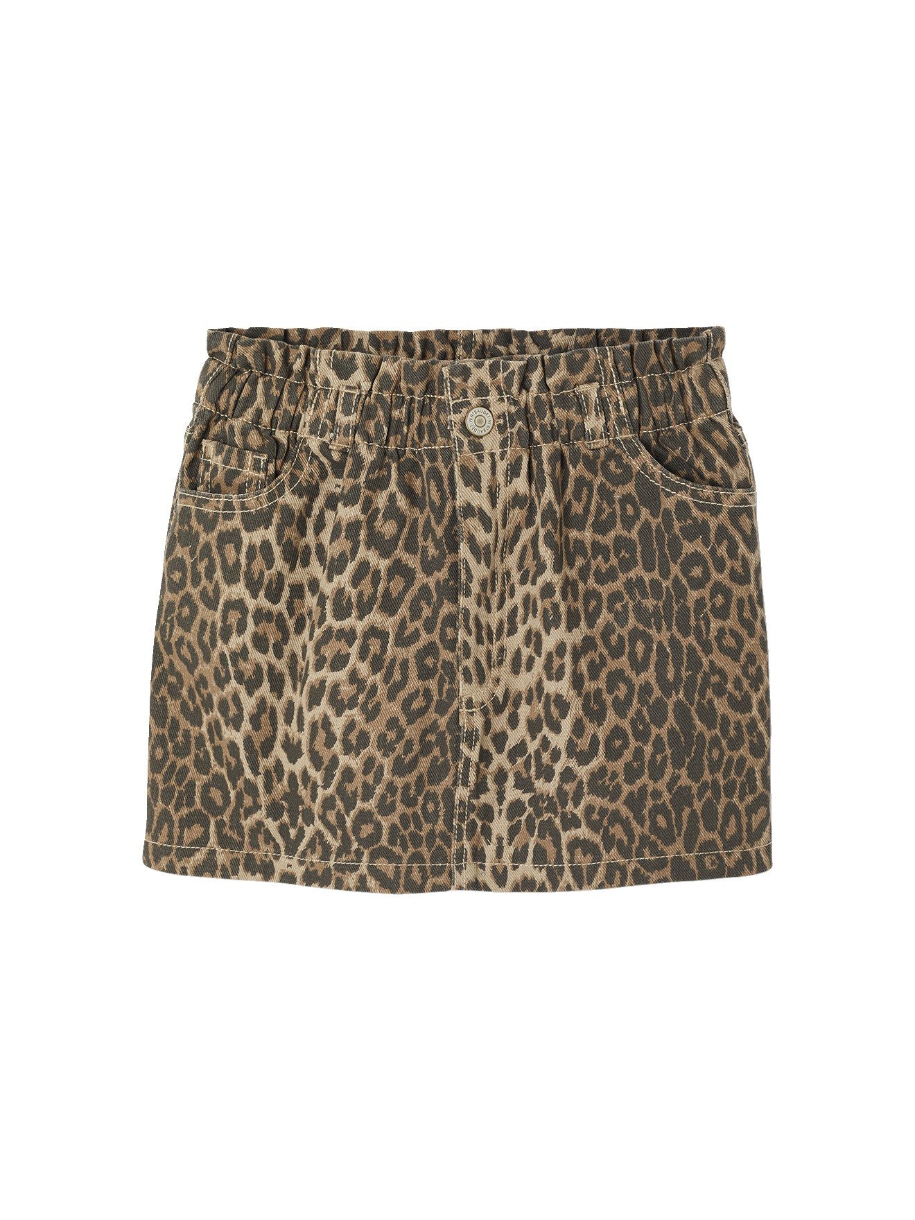 vertbaudet Minirock Mädchen Rock mit Paperbag-Bund