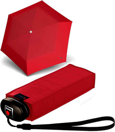Knirps® Taschenregenschirm Mini-Schirm Travel klein leicht kompakt, der zuverlässige Begleiter, der in jede Tasche passt