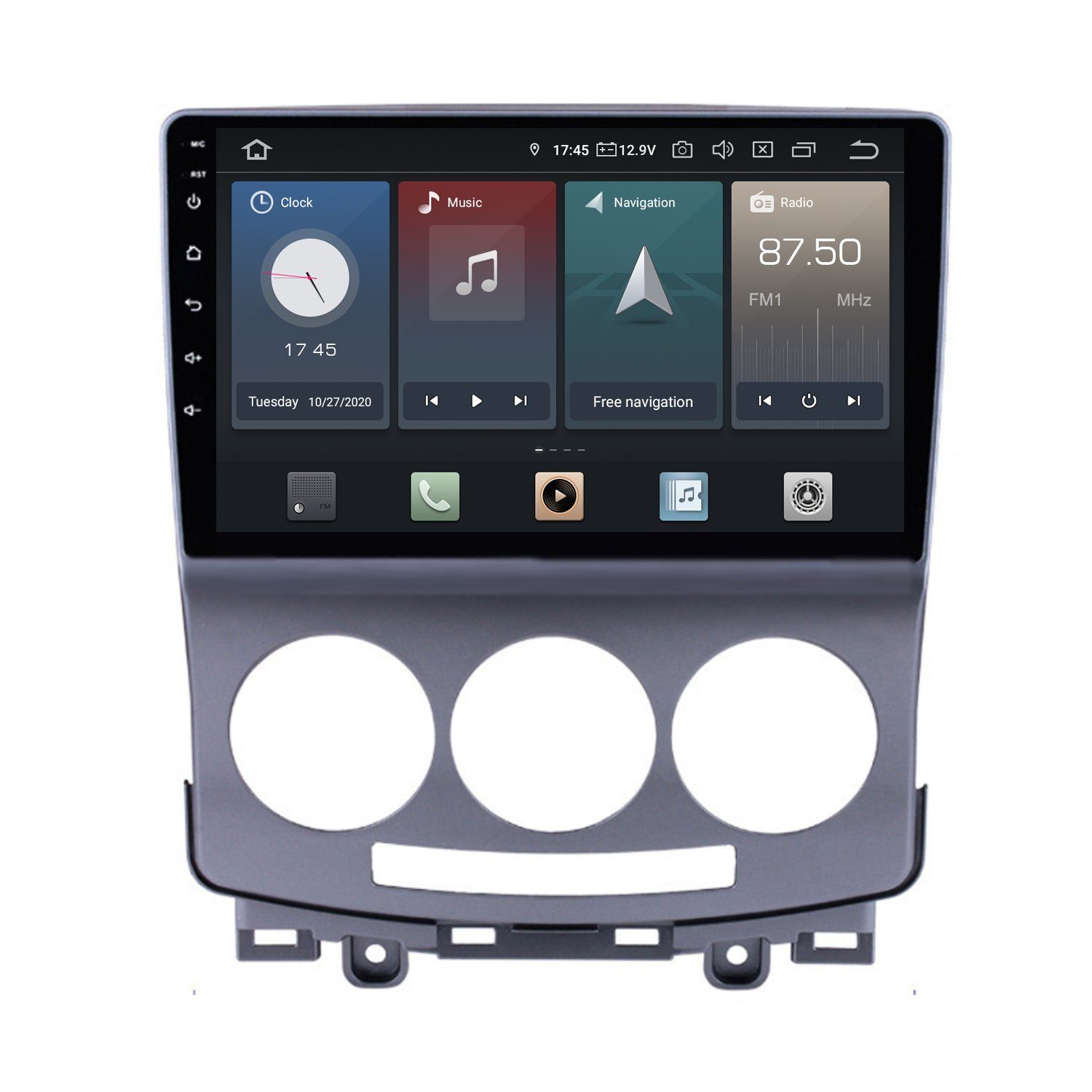 Für Mazda 5 9" Touchscreen Android Autoradio GPS CarPlay AndroidAuto Einbau-Navigationsgerät