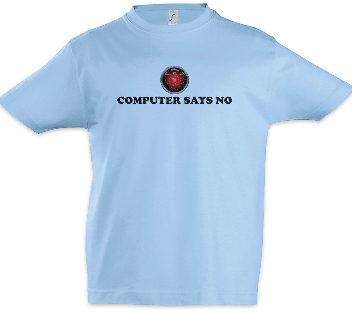 Print-Shirt Computer Says No Kinder T-Shirt Geek Nerd Science Scientist Lehrer