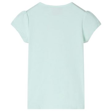vidaXL T-Shirt Kinder-T-Shirt mit Flügelärmeln Helles Minzgrün 116
