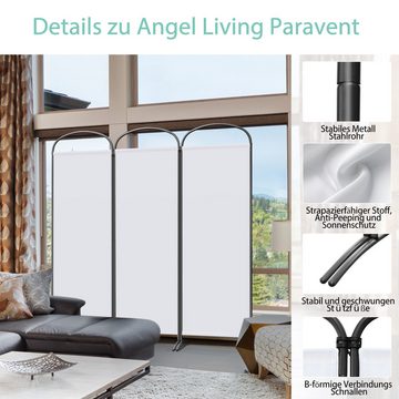 Angel Living Paravent Bogen Klappbar Raumteiler Freistehend Sichtschutzwand (3 St), Paravent 3 Teilig, 168 (B)x 50(T)x182(H)cm