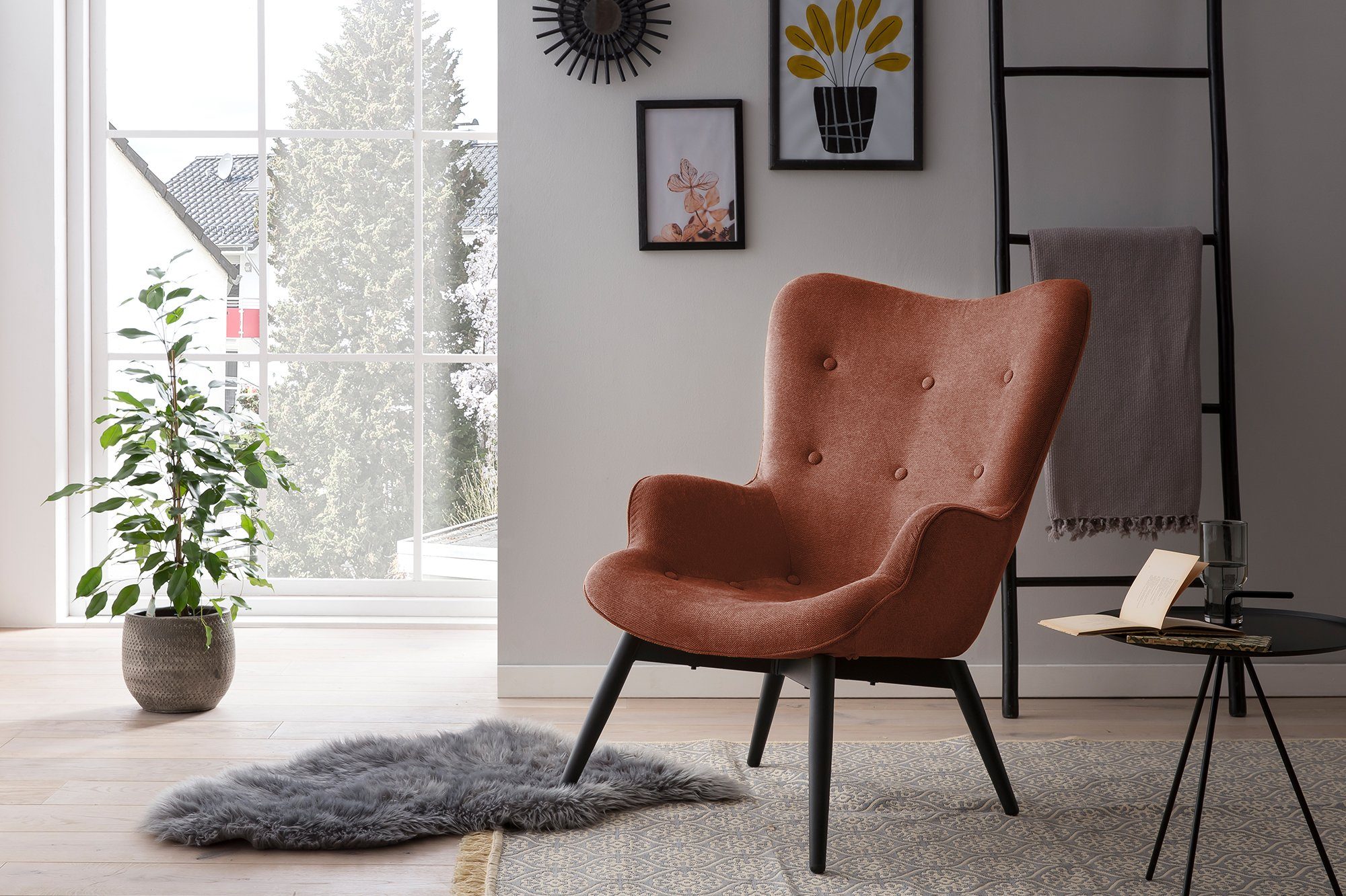 SalesFever Sessel (1-St), Zierknöpfe in der günstig online kaufen