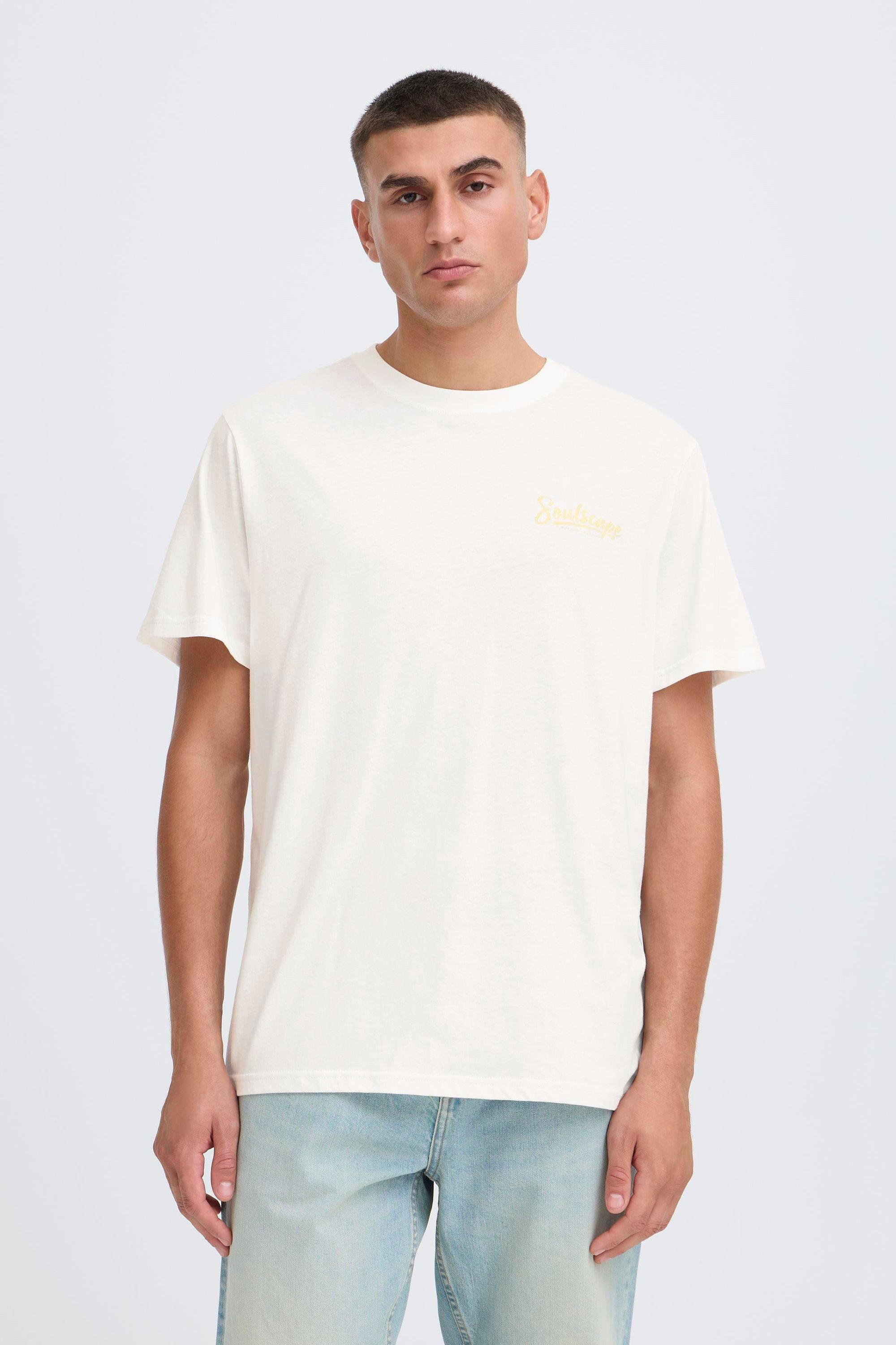 !Solid Rundhalsshirt SDTyrese Klassisches T-Shirt mit Backprint