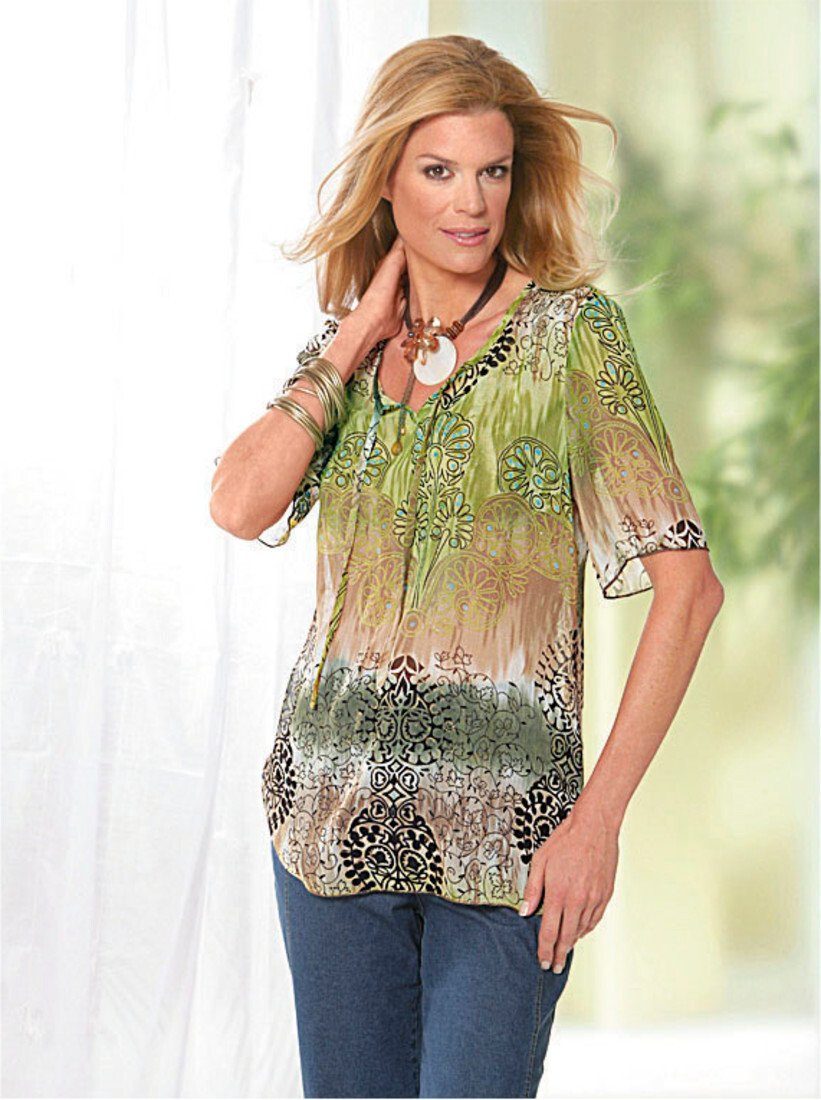 Klassische Bluse Tunika