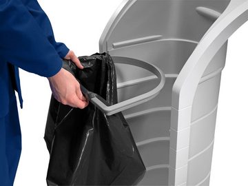 Hailo Müllsackständer ProfiLine WSB Design XXXL, 120 Liter, grau, Wertstoffsammler
