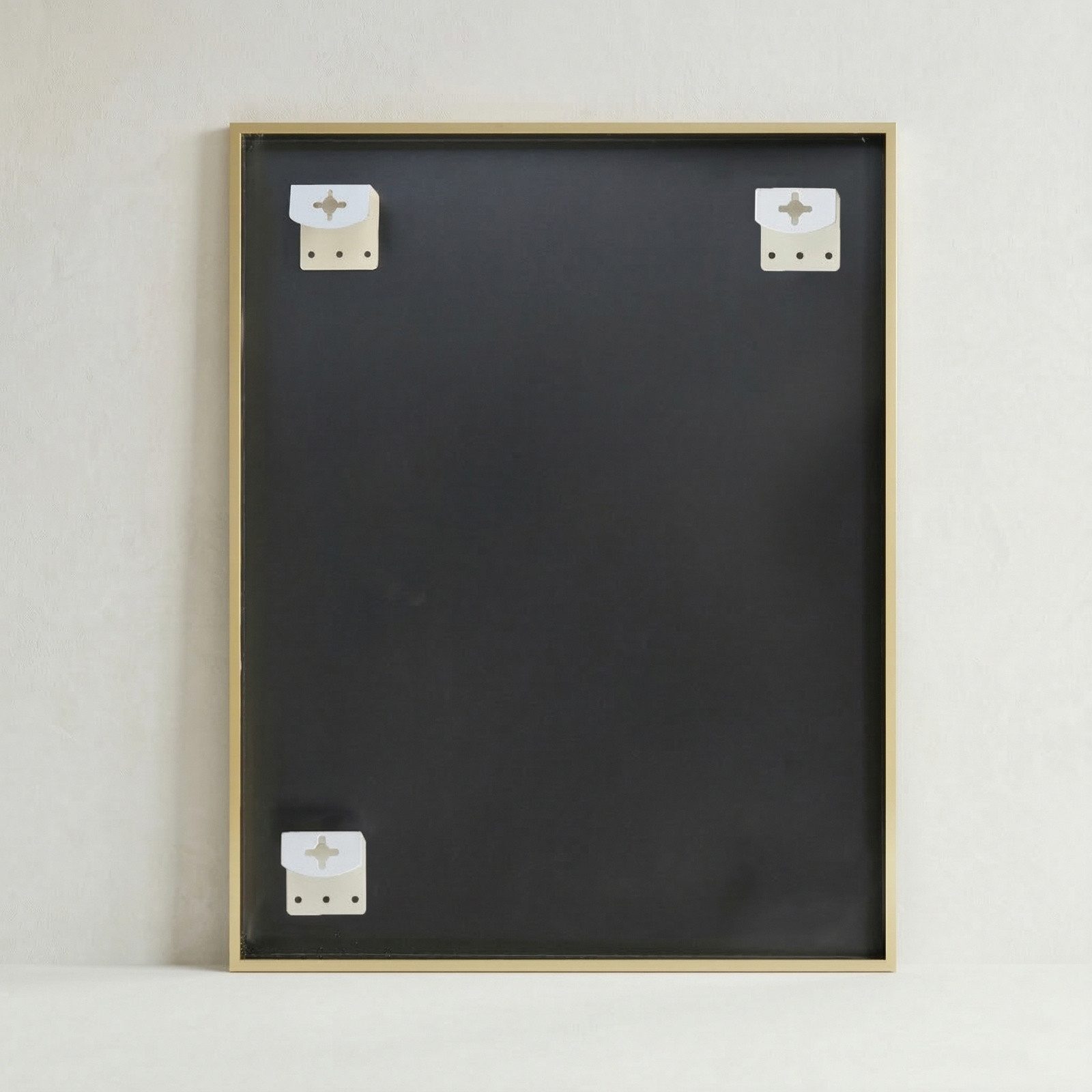 SCENA LIVING Wandspiegel Hängender Spiegel SKARP, rechteckig, 60 x 80 cm, Minimalistischer Dekospiegel