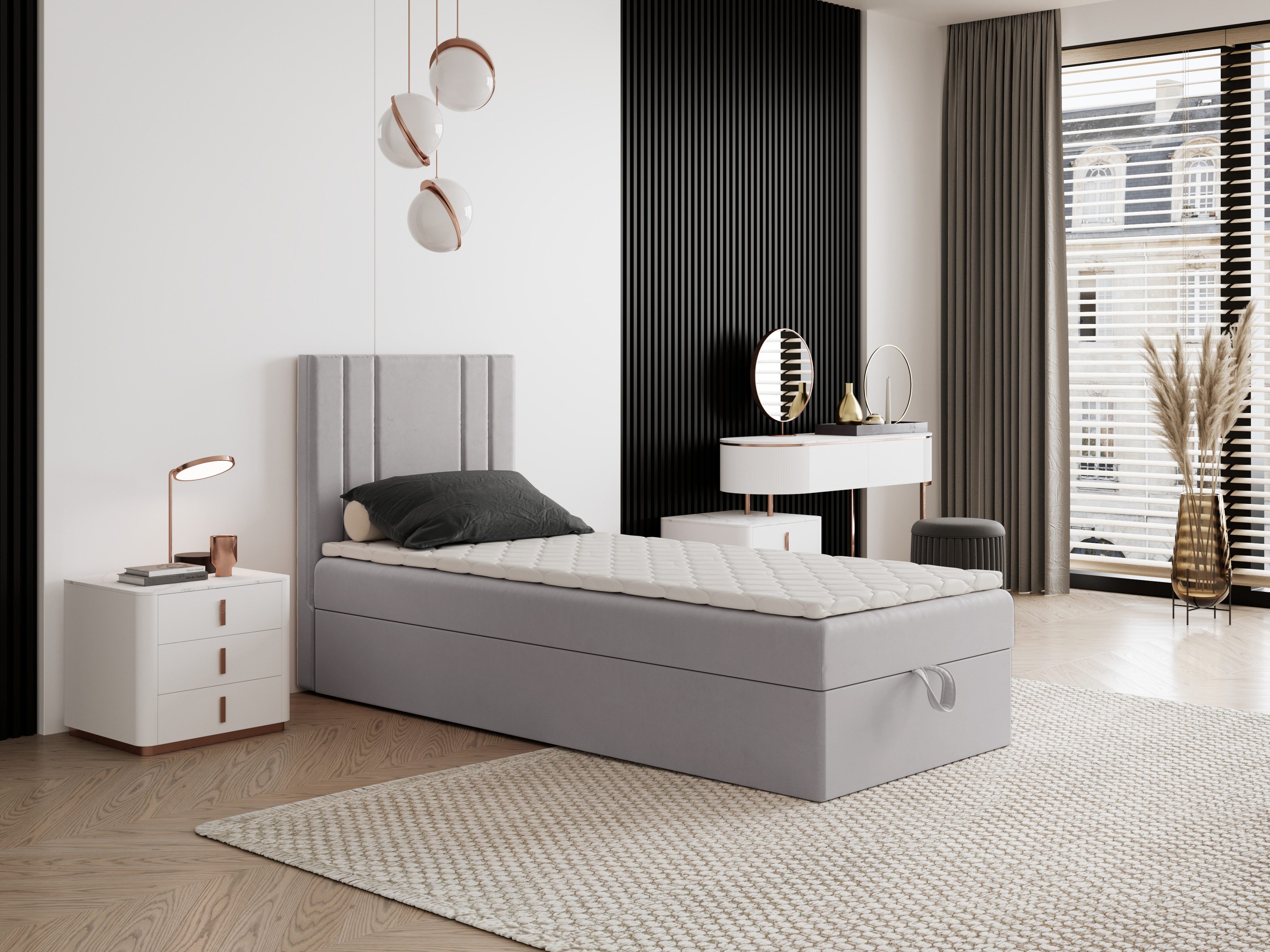 Godre Boxspringbett mit Bettkasten NARDO Mini günstig online kaufen