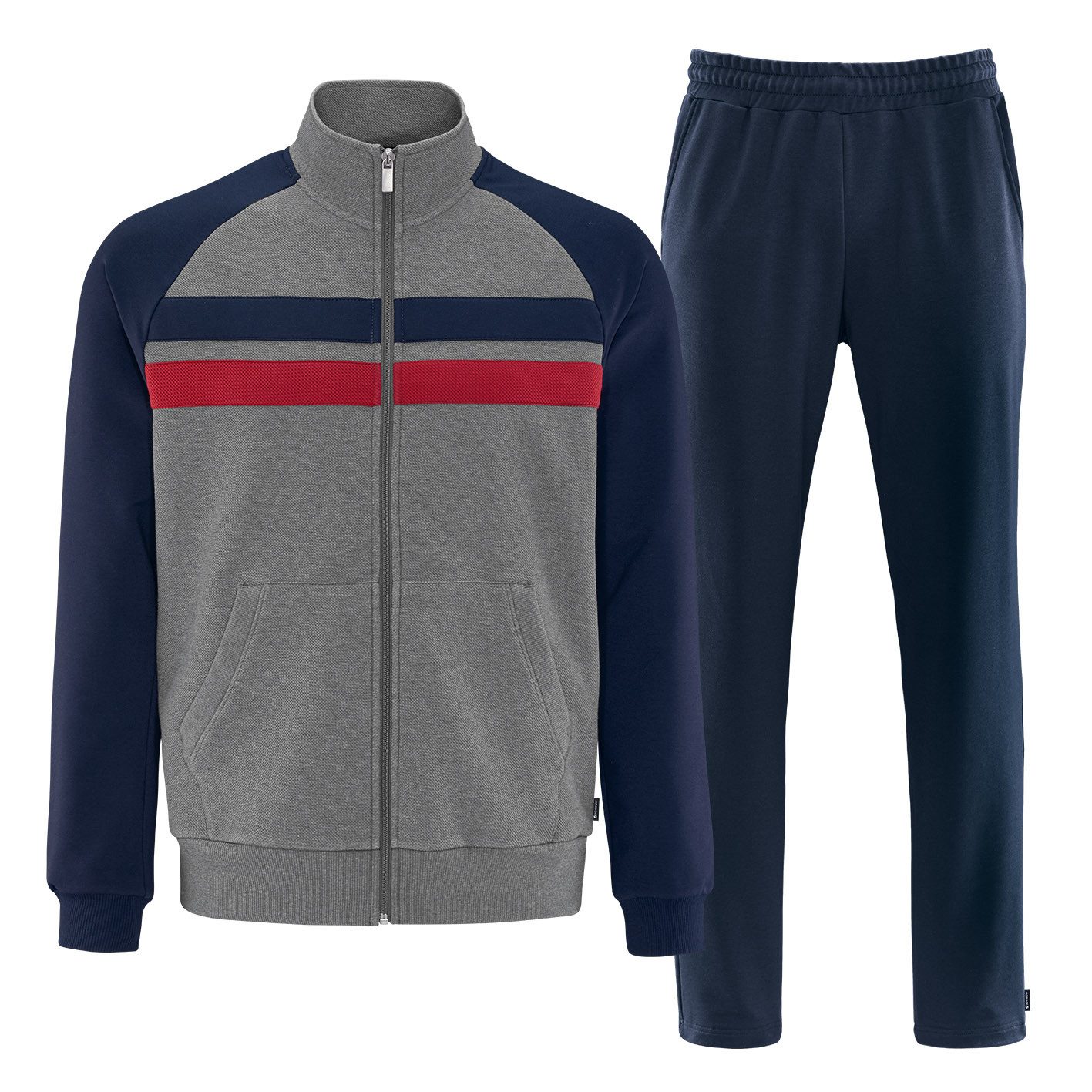 SCHNEIDER Sportswear Trainingsanzug Anzug Wallace stahl melange