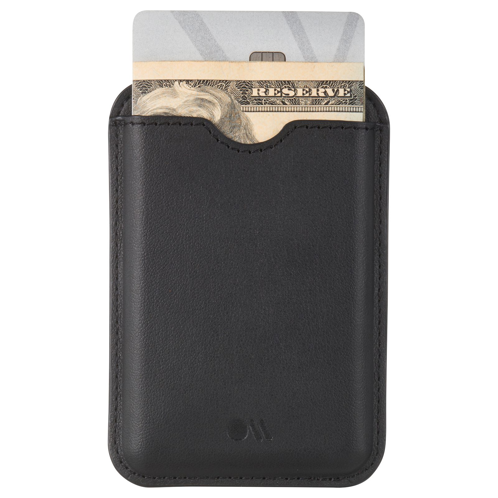 Extra starker Schwarz Case-Mate MagSafe Kartenetui Magnet Leder Wallet,