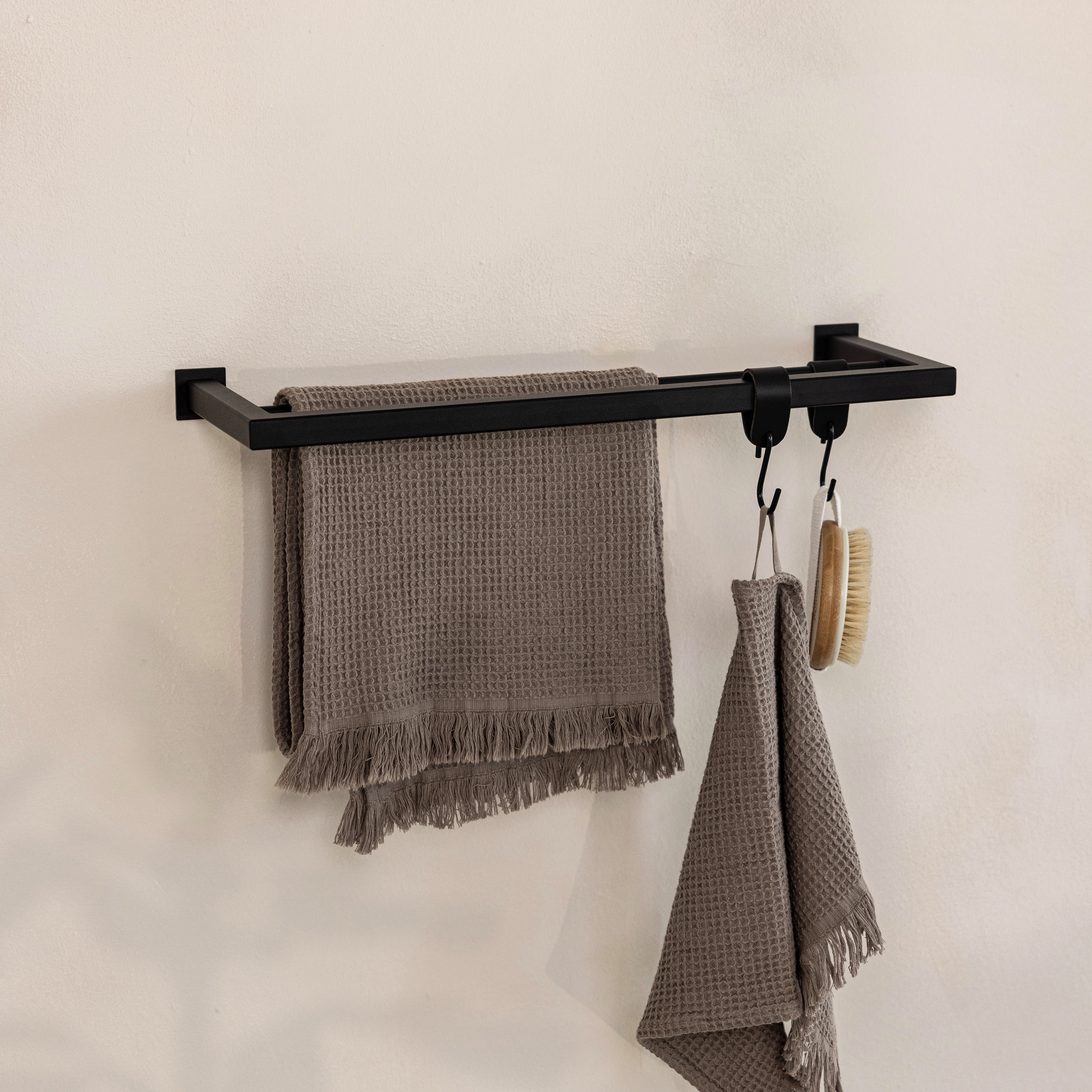Metallbude Doppelhandtuchhalter STENNI, ohne sichtbare Verschraubungen, günstig online kaufen