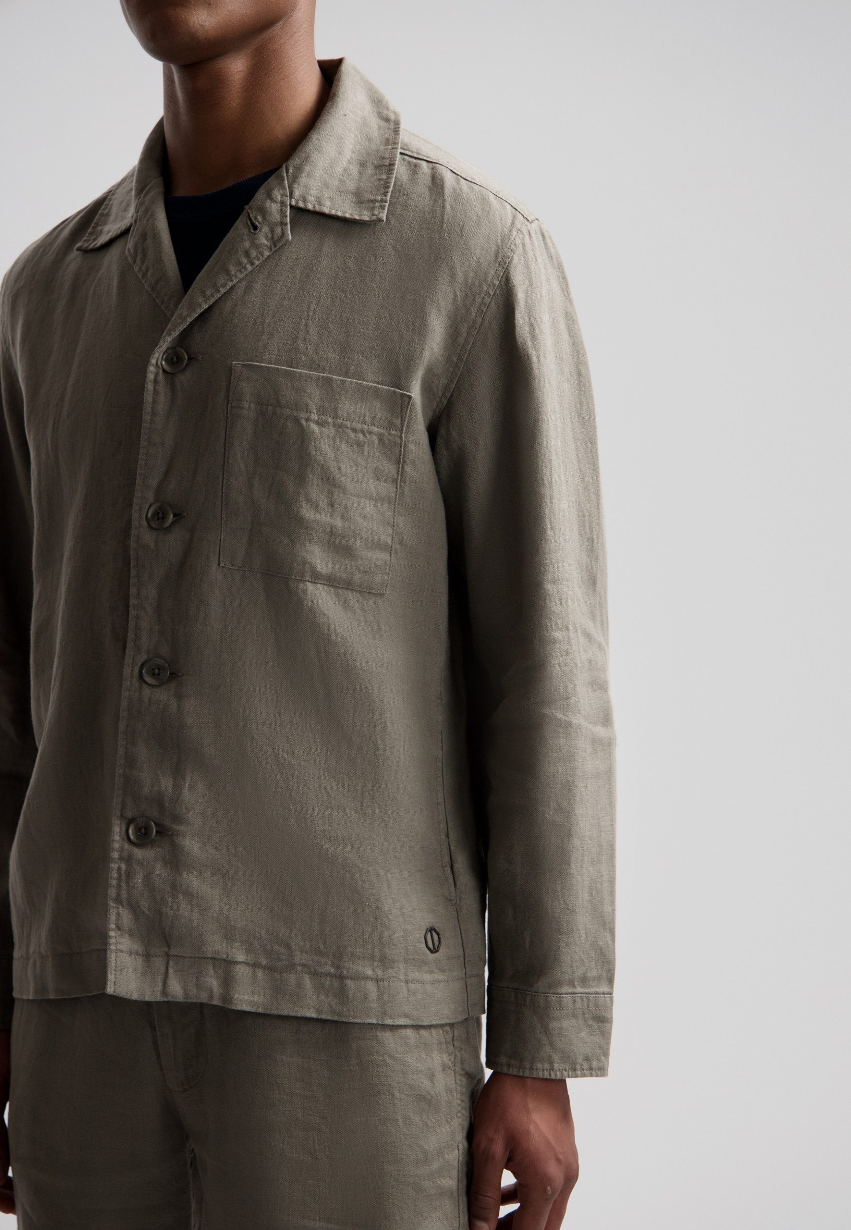 Dstrezzed Allwetterjacke DS_Pierce Overshirt Grey Brown