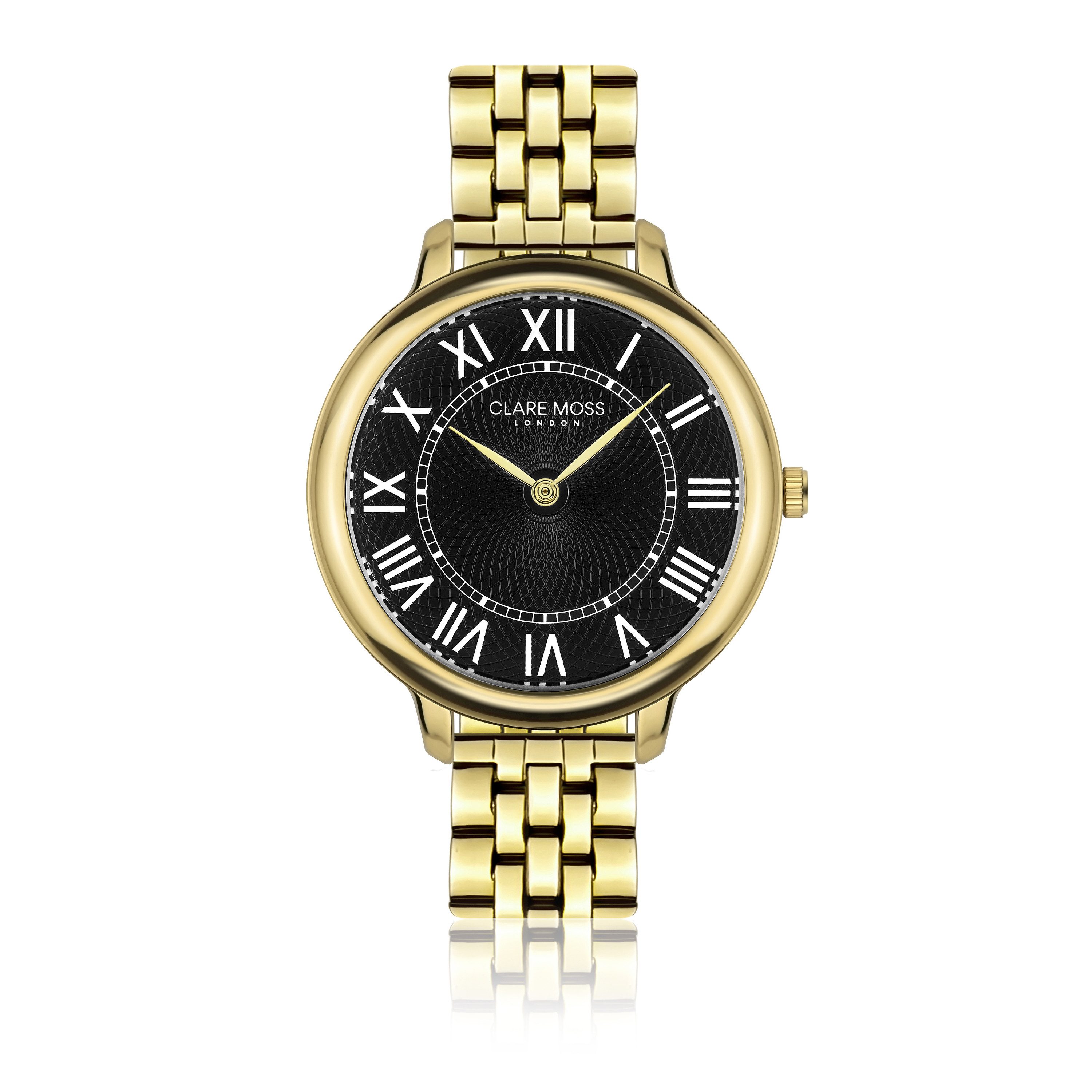 CLARE MOSS Quarzuhr CMD7-B094G Victoria Gold Link