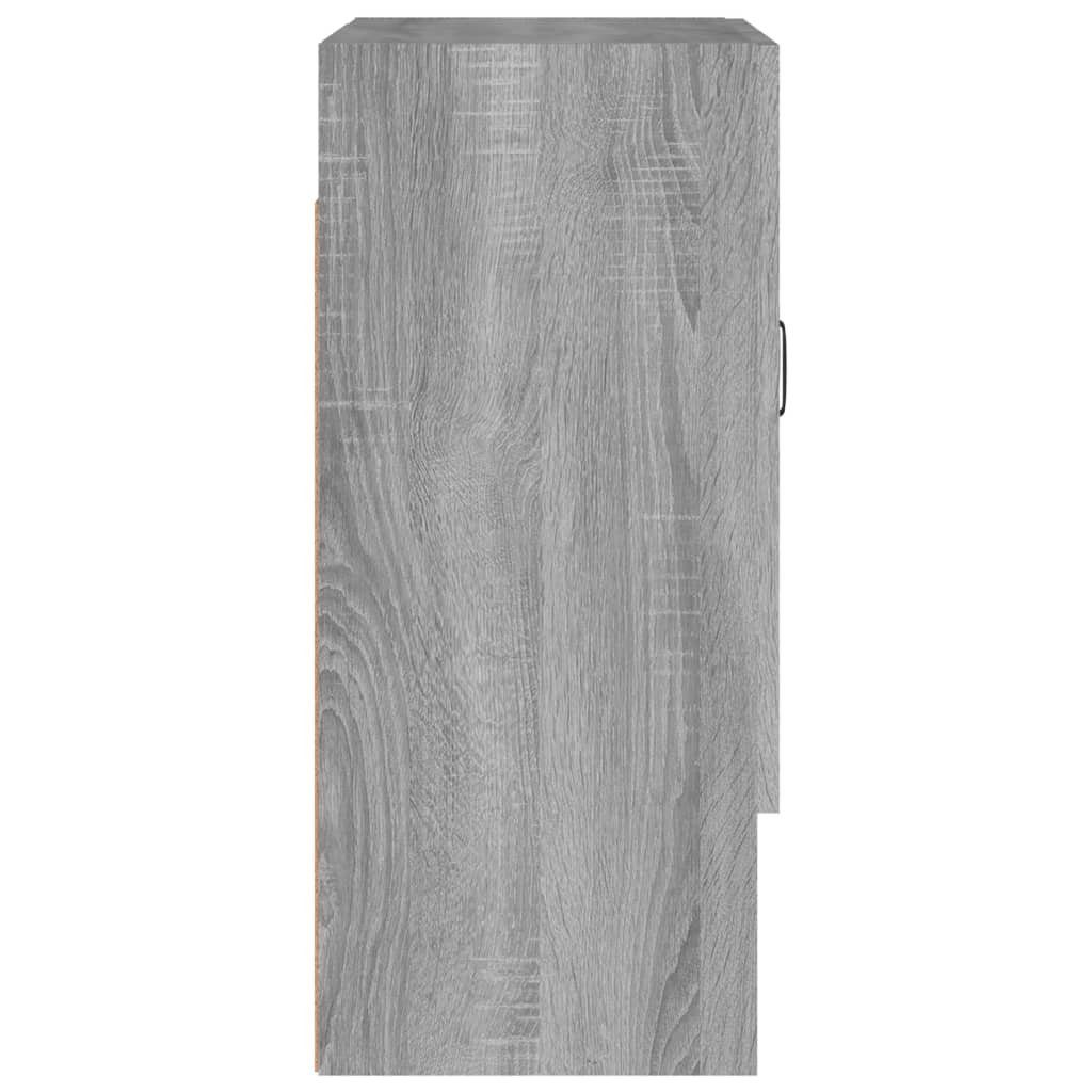 (1-St) Grau Sonoma Fächerschrank 60x31x70 cm Wandschrank Holzwerkstoff vidaXL