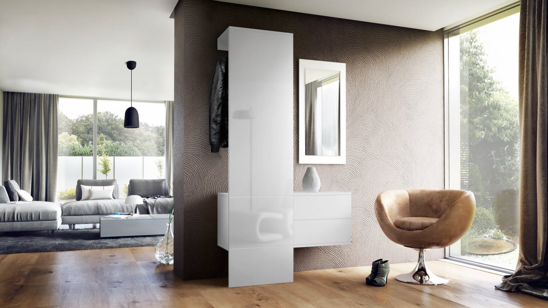 Vladon Garderoben-Set Carlton Set 2, (Wandgarderobe günstig online kaufen