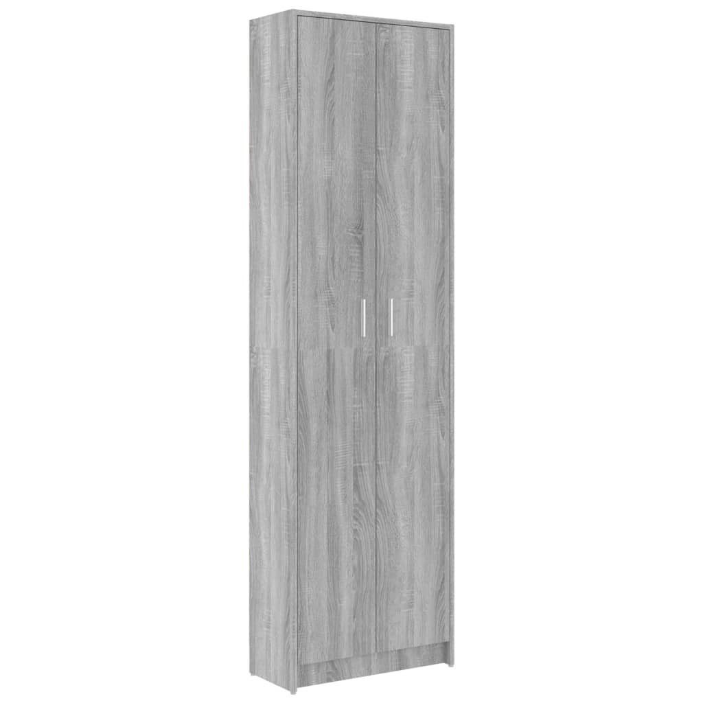 Kleiderschrank cm Holzwerkstoff furnicato Sonoma 55x25x189 Grau Garderobenschrank