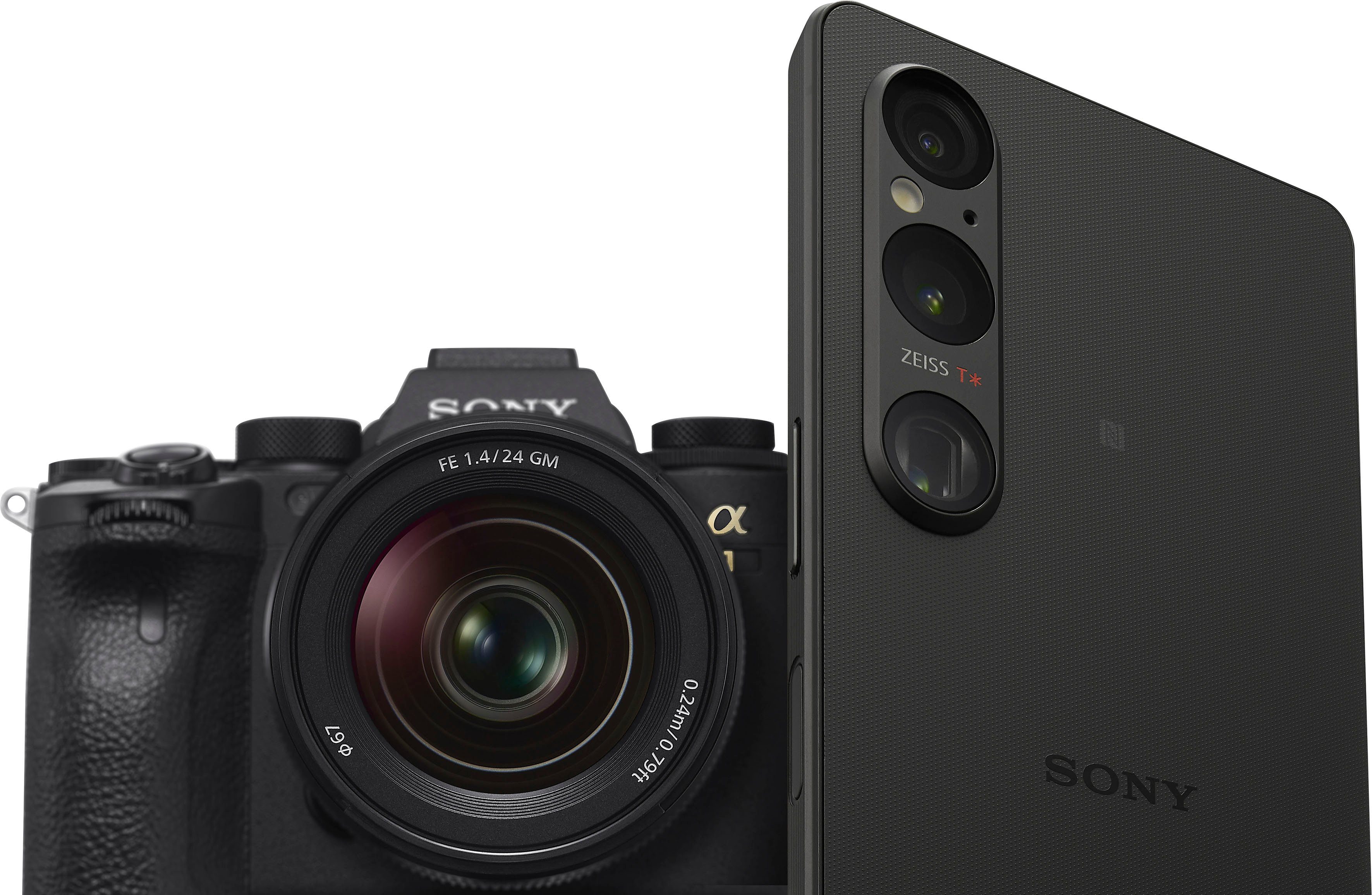 Zoll, 256 Smartphone 1V 52 XPERIA GB MP Kamera) Sony schwarz Speicherplatz, (16,5 cm/6,5