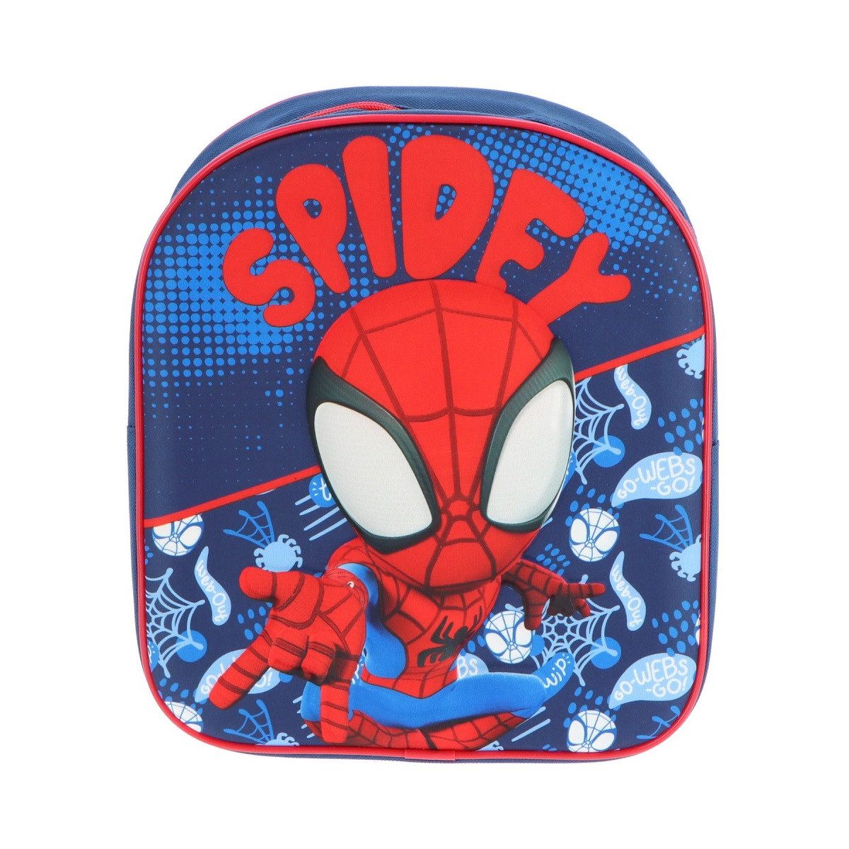 Textiel Trade B.V. Rucksack - Kinder Marvel Schulranzen Jungen mit 3D-Spiderman-Motiv (1-tlg), ideal für Schulmaterial und Brotdose, perfekt für echte Marvel-Fans