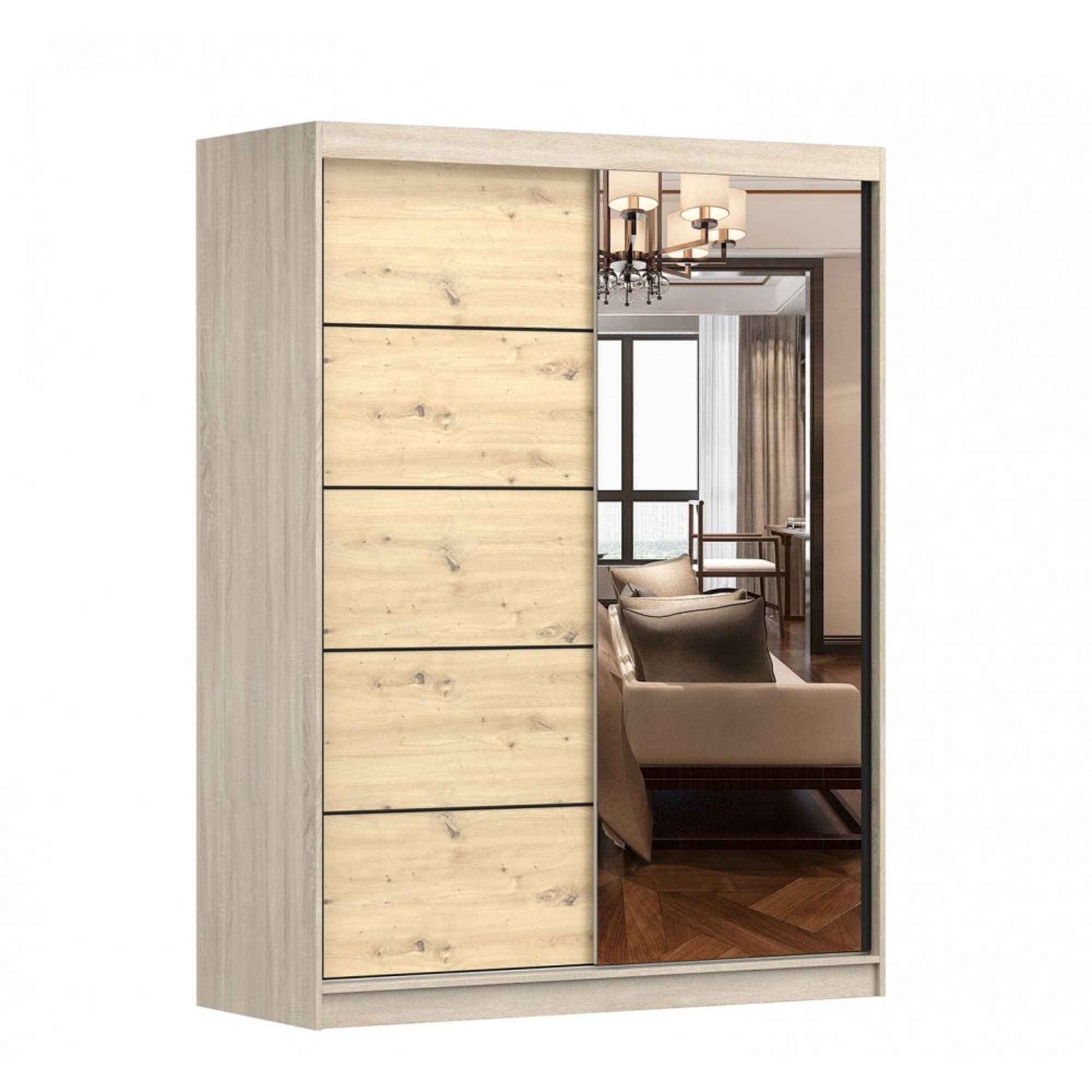 MOEBLO Kleiderschrank LARA 05 (mit Spiegel günstig online kaufen