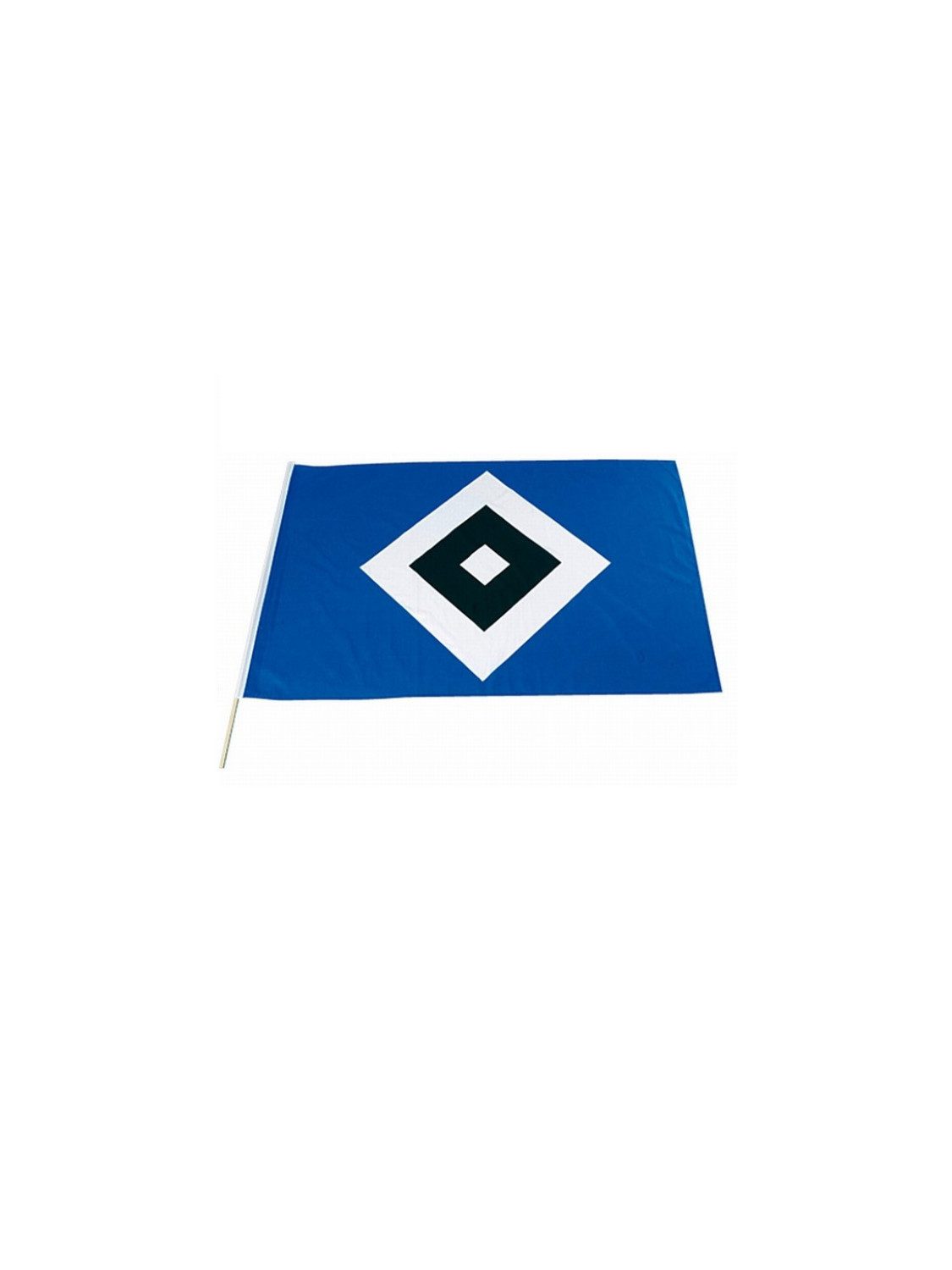 VertriebsArena GmbH Fahne HSV Fahne 'Raute' 40x60cm mit Stock