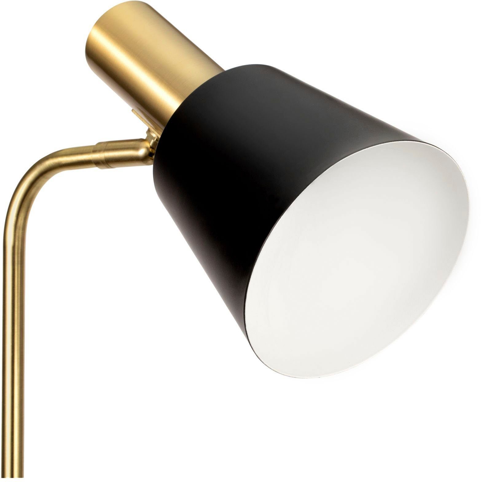 Gold, Leuchtmittel, Elegance, Metall ohne E27, Schwarz, Grand Stehlampe Pauleen