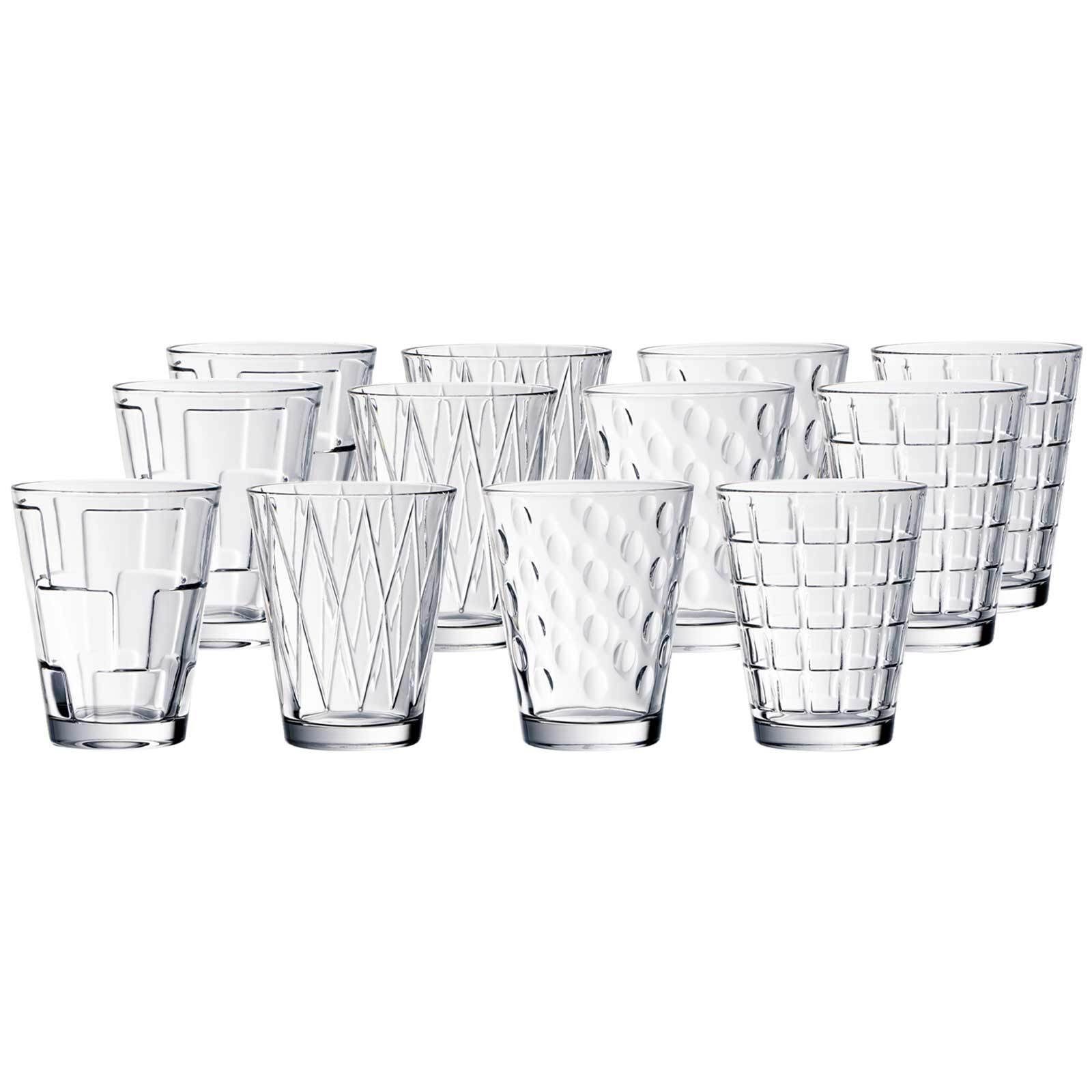 Villeroy & Boch Glas Dressed Up Wassergläser 310 ml 12er Set, 12-tlg., Glas