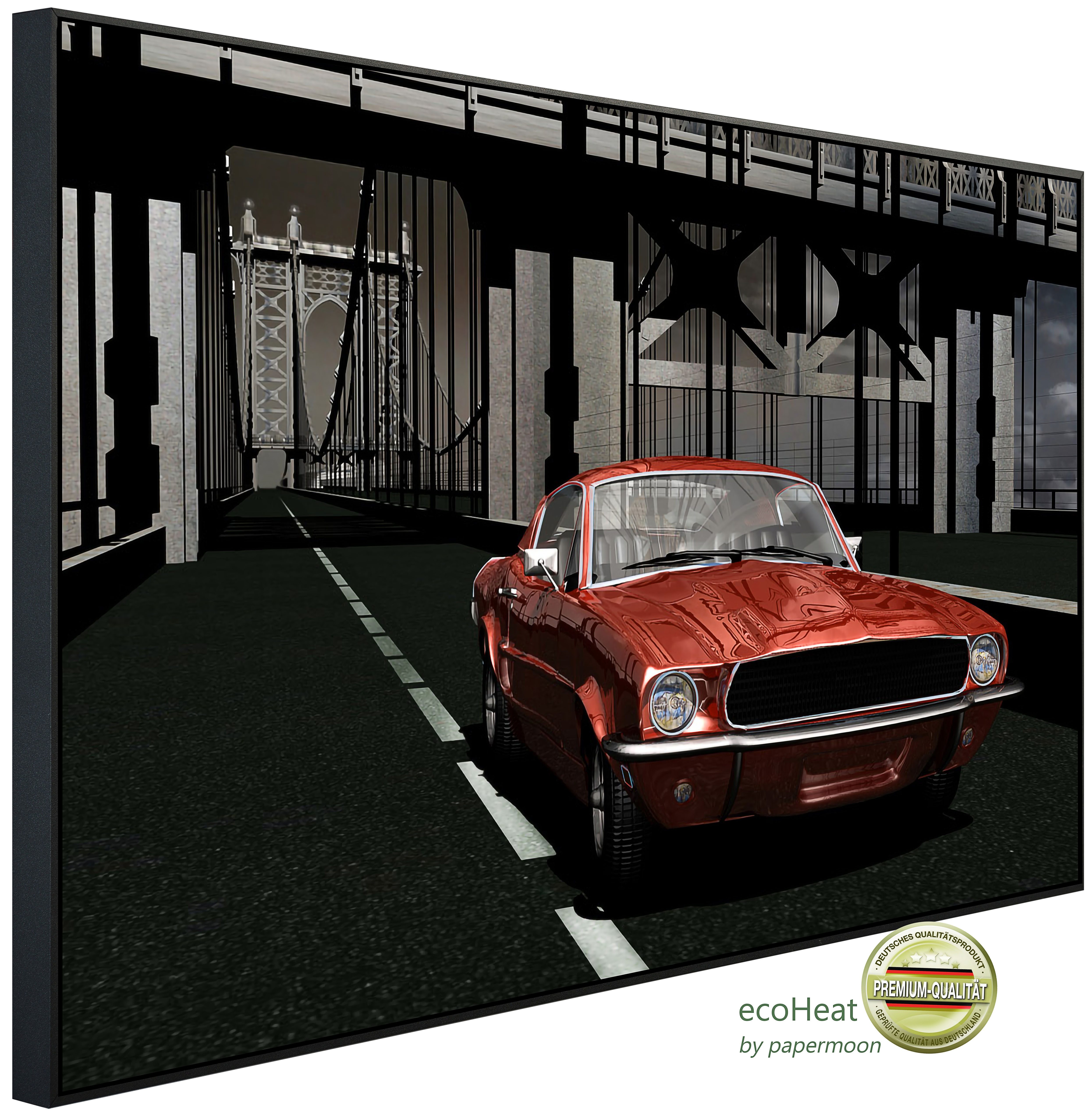 Papermoon Infrarotheizung INFRAROT-BILD-HEIZUNG, Auto, TÜV-Rheinland/GS zertifiziert, angenehme Strahlungswärme