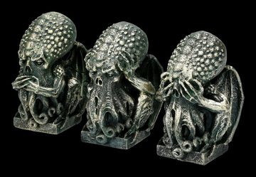 Figuren Shop GmbH Dekofigur Cthulhu Figuren Set - Nichts Böses - Fantasy Gothic Deko