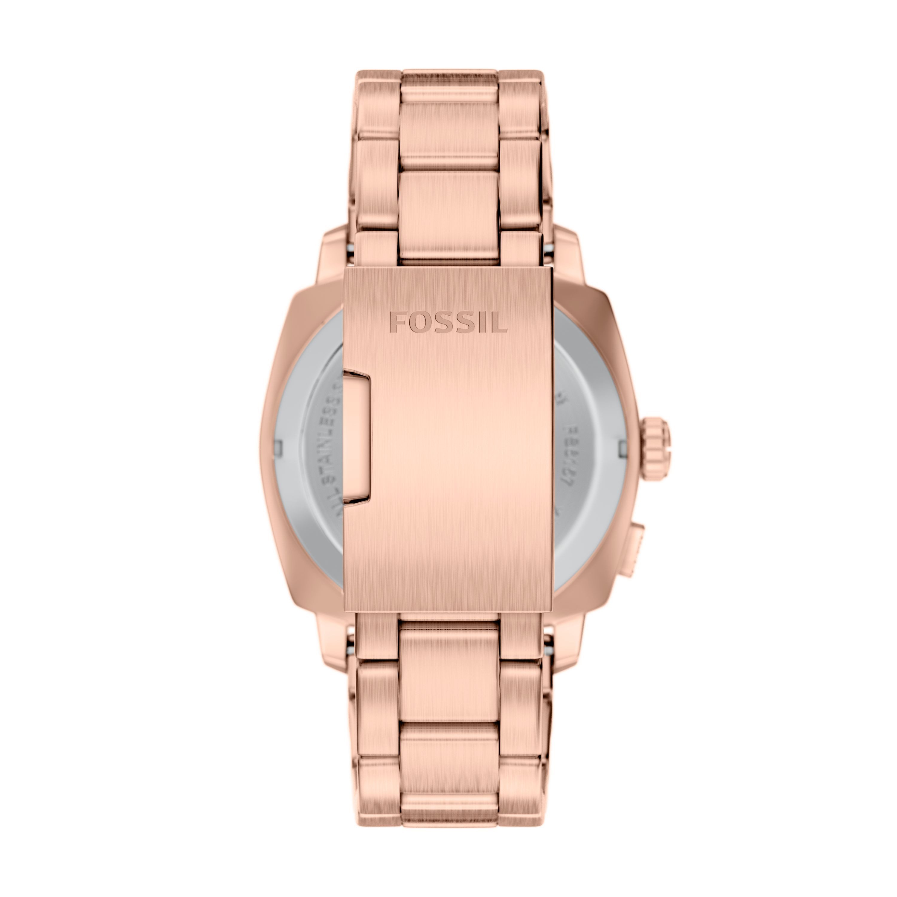 Fossil Quarzuhr Machine - Big Tic FS6158, Armbanduhr, Herrenuhr, Edelstahlarmband, analog, digital