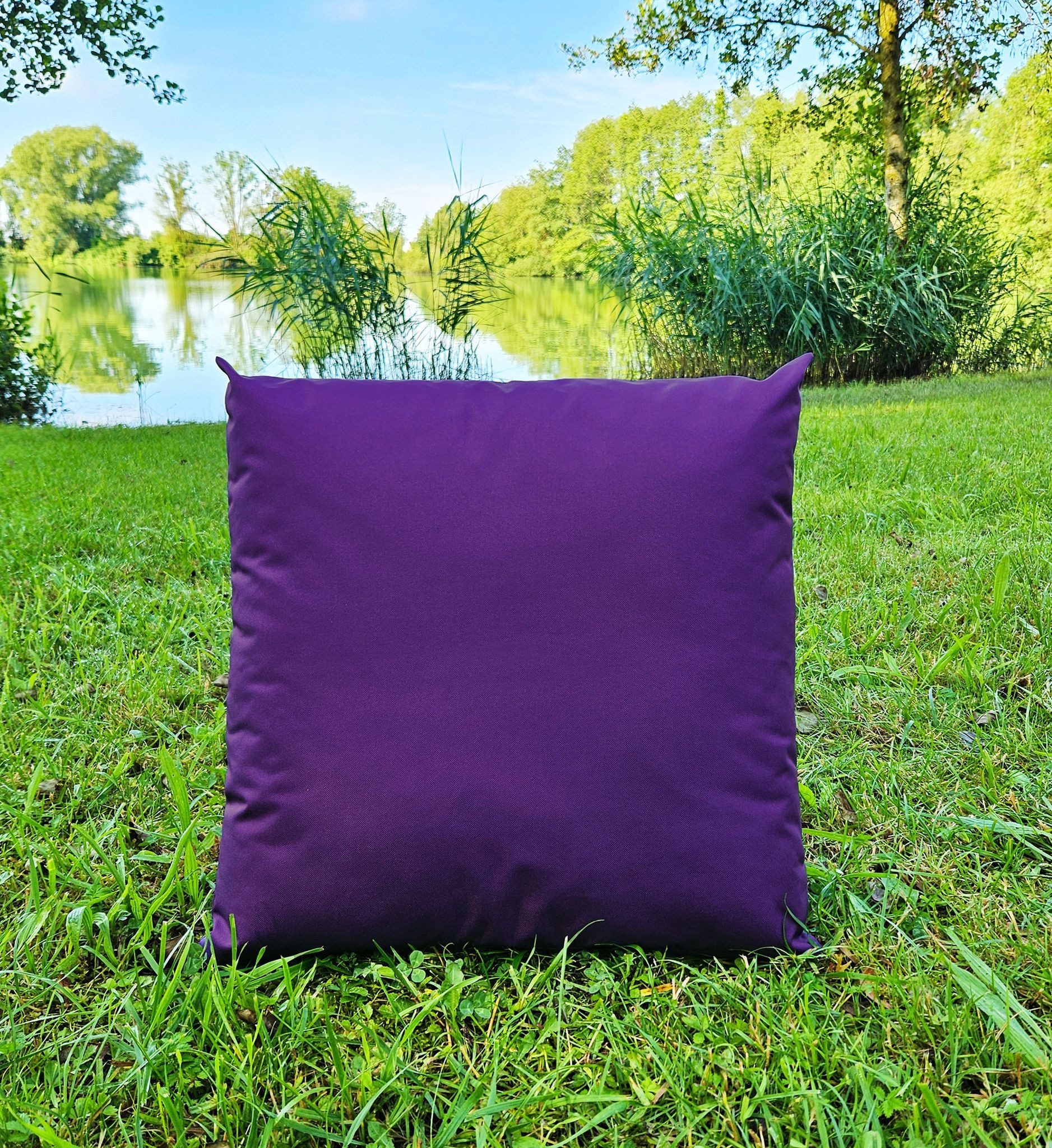 JACK Kissenbezüge 2er Set 50x50cm Outdoor Wasserfest, (2 Stück), 2x Kissenhülle, strapazierfähig, wasserabweisend, Innen & Außen