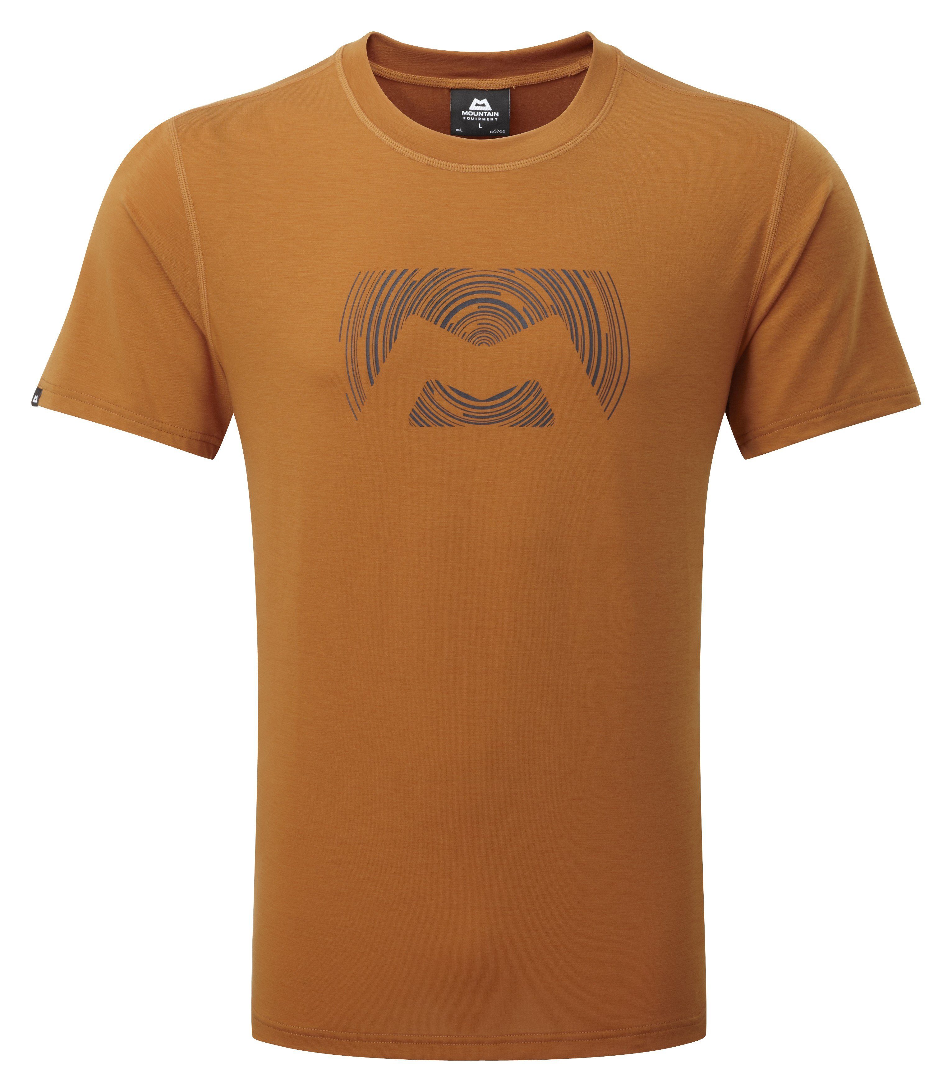 Groundup T-Shirt spice pumpkin Mountain Equipment Logo Tee