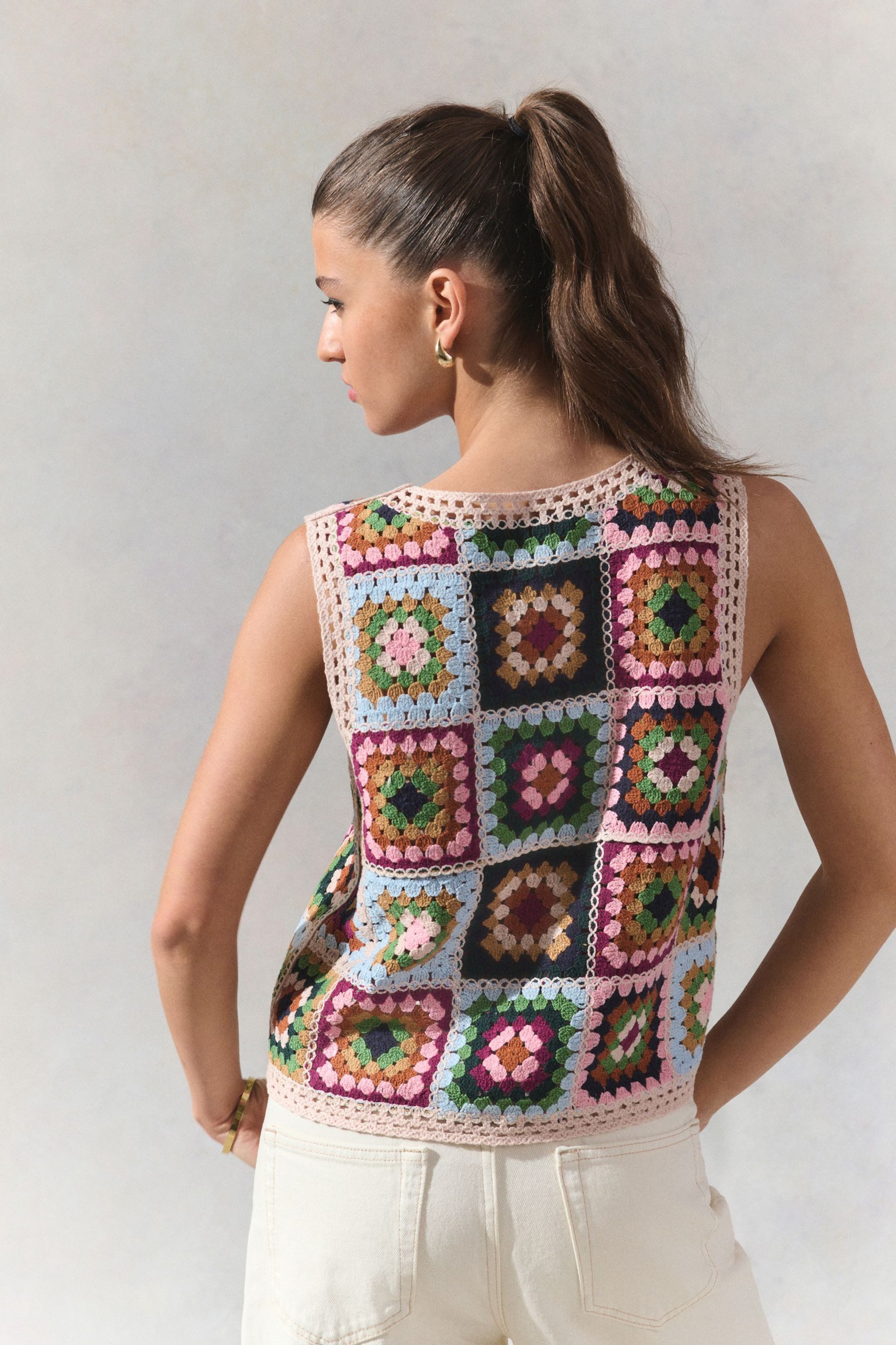 Next Trägertop Tanktop mit Häkeldesign und günstig online kaufen