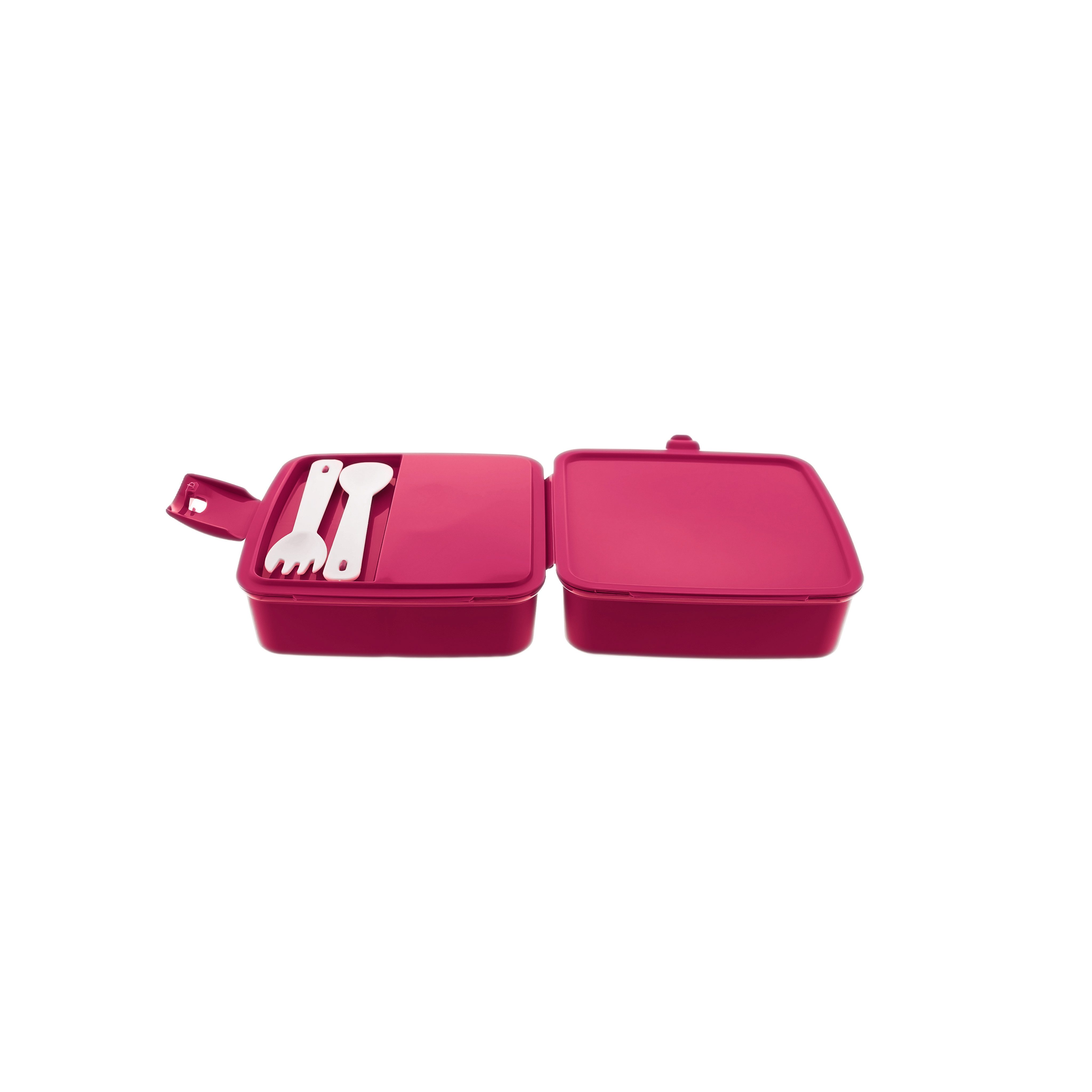 bahama Lunchbox Multi Brot- und Lunch Box mit Besteck, Kunststoff, (1-tlg), mit Besteck