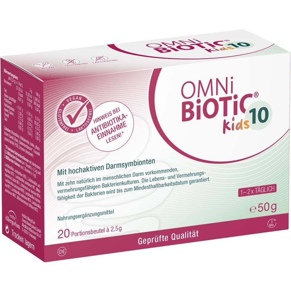 INSTITUT ALLERGOSAN OMNI BiOTiC 10 Kids 2,5 g Pulver Pulver, 20 St.