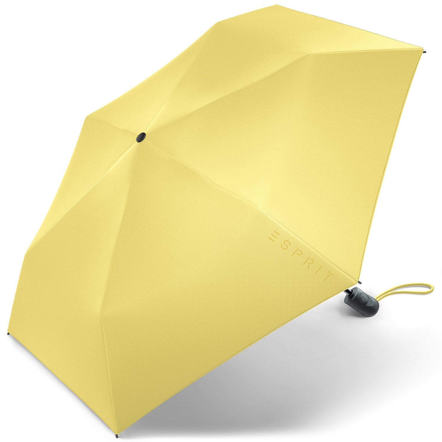 Esprit Strickschal Esprit Taschenschirm Automatik Easymatic Slimline yellow cream