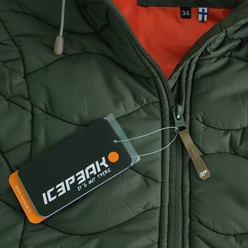 Icepeak Steppjacke Taika mit Kapuze, wasserabweisend, supersoft und schön warm