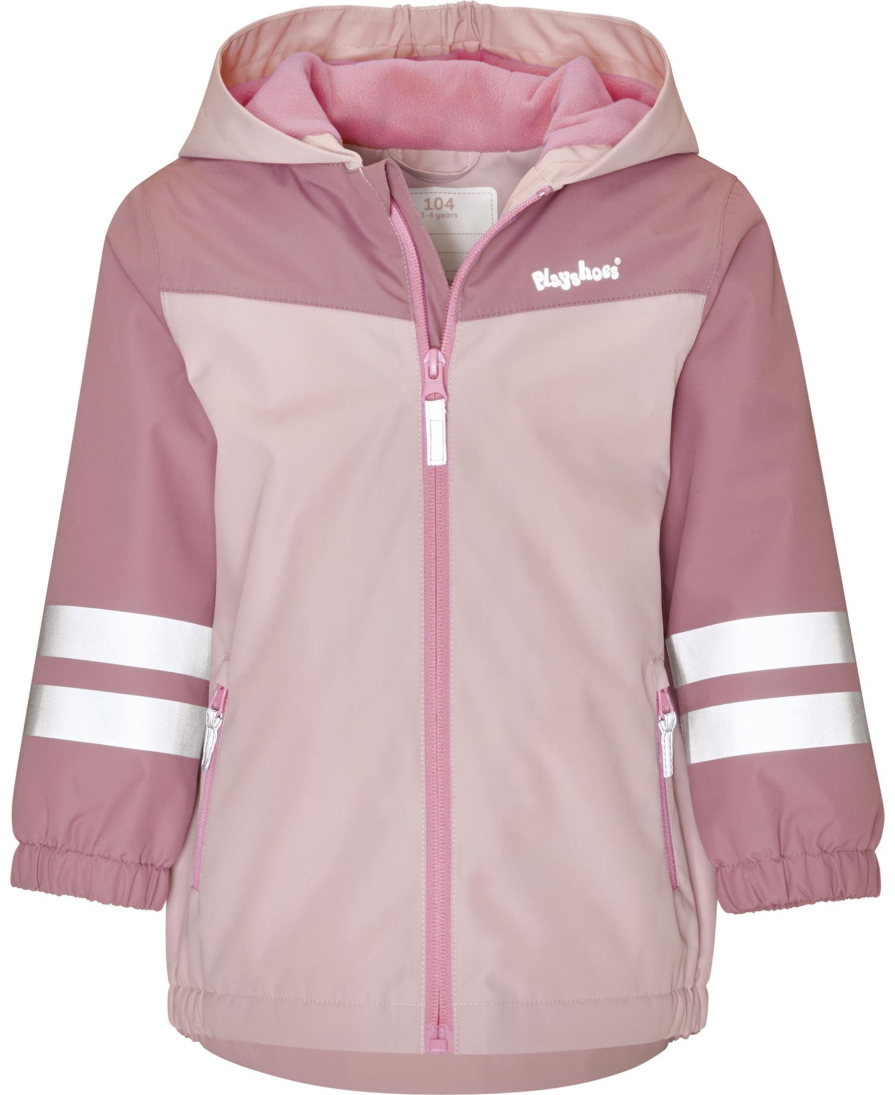 Playshoes Regenjacke Outdoor-Jacke Fleece-Futter