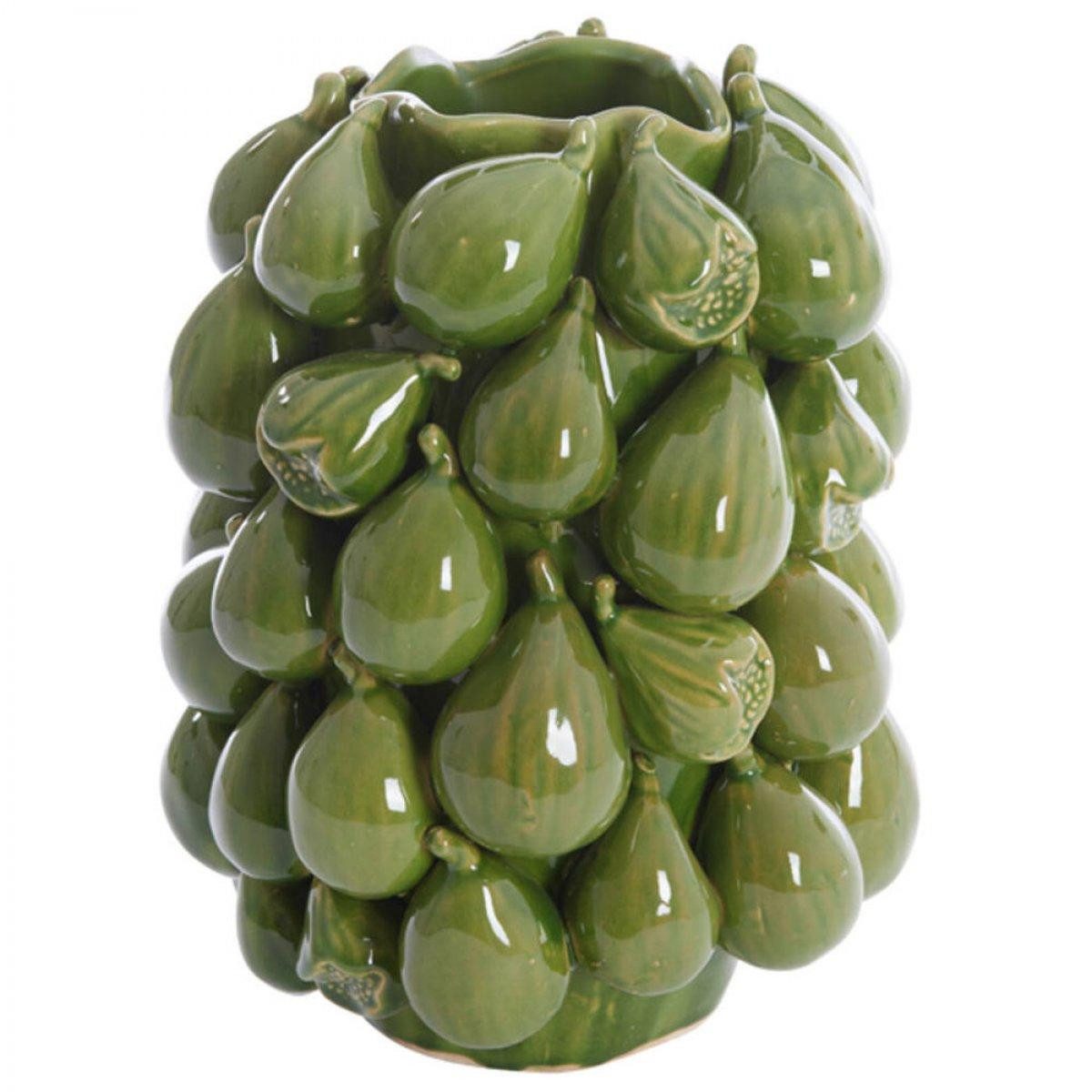 Light & Living Dekovase Vase Feigen Natalia Dunkelgrün (32,5cm)