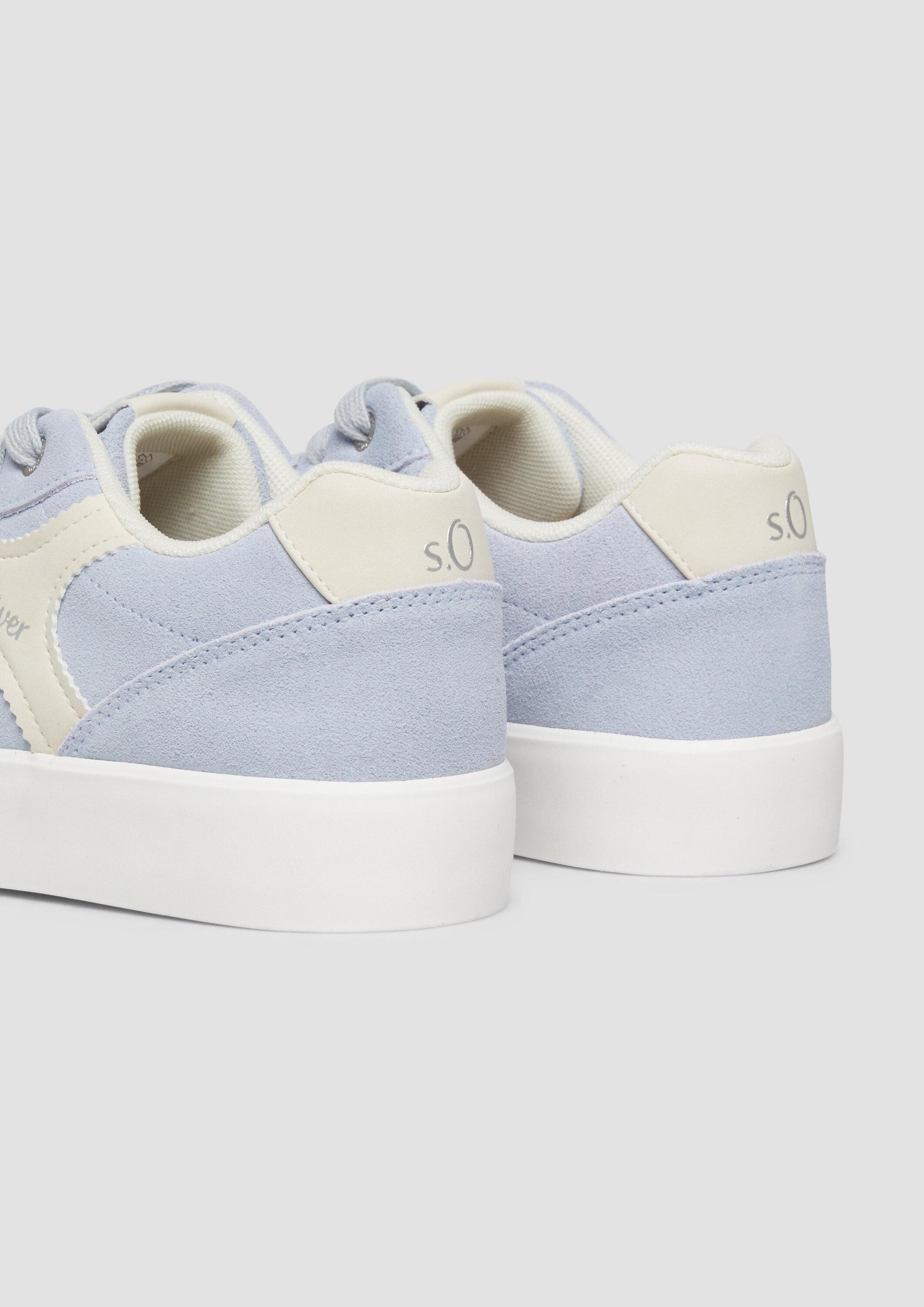 s.Oliver Sneakers Sneaker Leder-Sneaker mit Plateau-Sohle