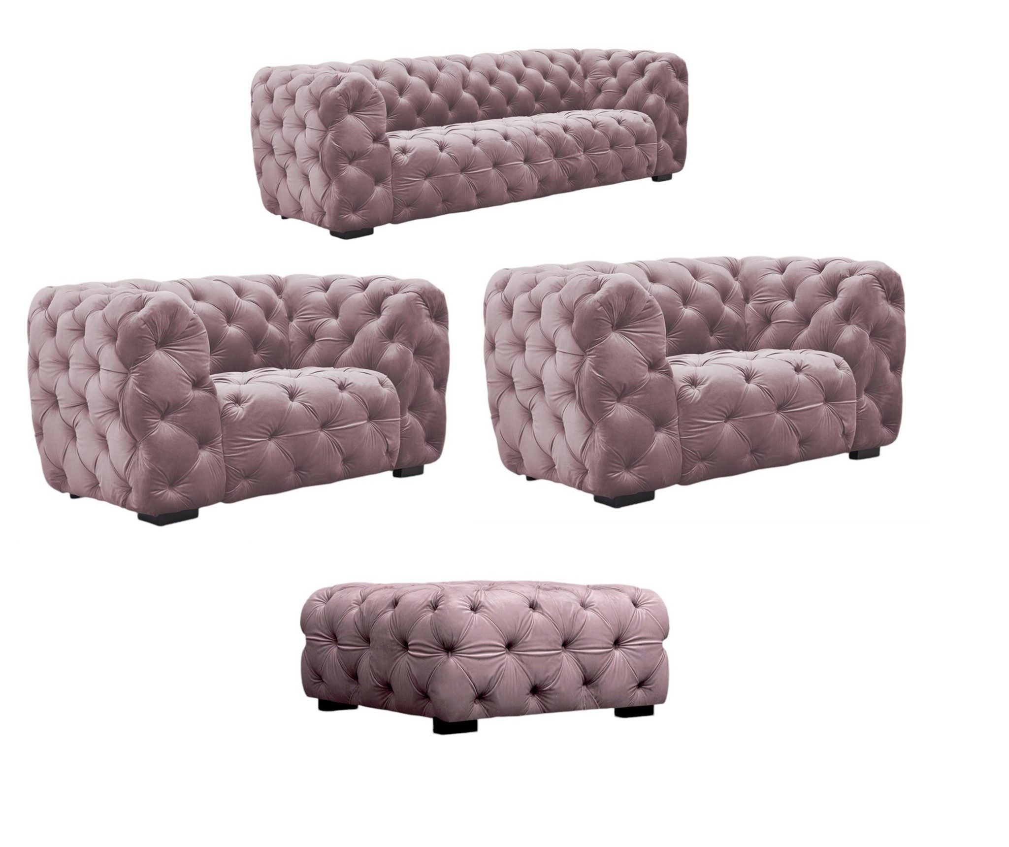 Fun Möbel Polstergarnitur Sofaset NATALIE 3-1-1 günstig online kaufen
