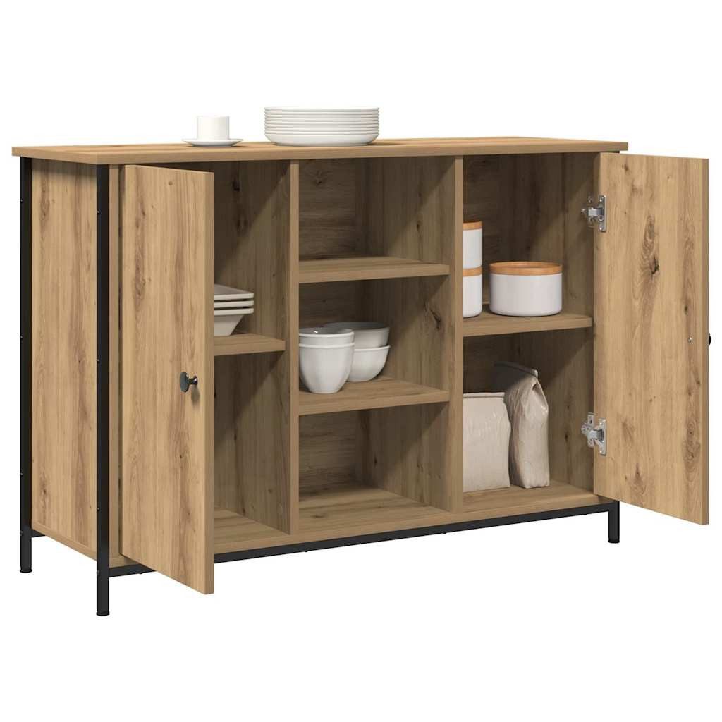 vidaXL Sideboard Sideboard Artisan-Eiche 100 x 35 x 70 cm (1 St) günstig online kaufen