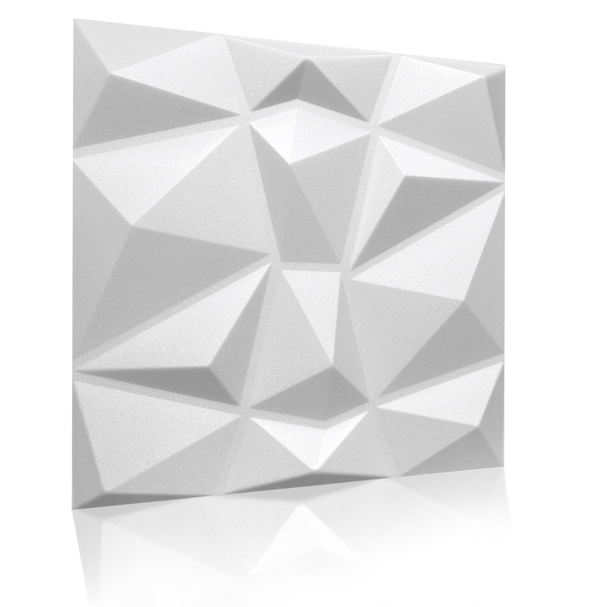 IKHEMalarka 3D Wandpaneel aus Polystyrol Styropor XPS 4m²/16 Stück, BxL: 50 günstig online kaufen