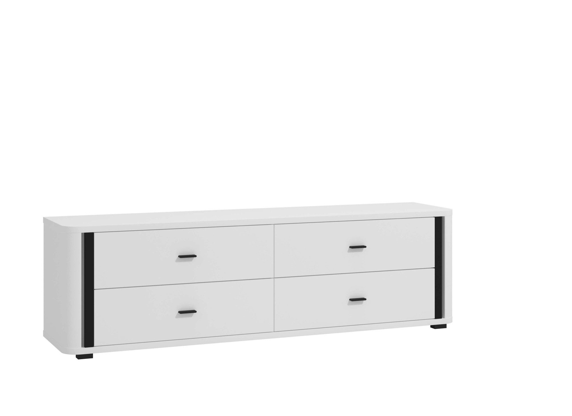 INOSIGN TV-Bank York, TV-Kommode, TV-Schrank, TV-Bank, mit 4 geräumigen Schubladen, Breite 176,5 cm, wandmontage
