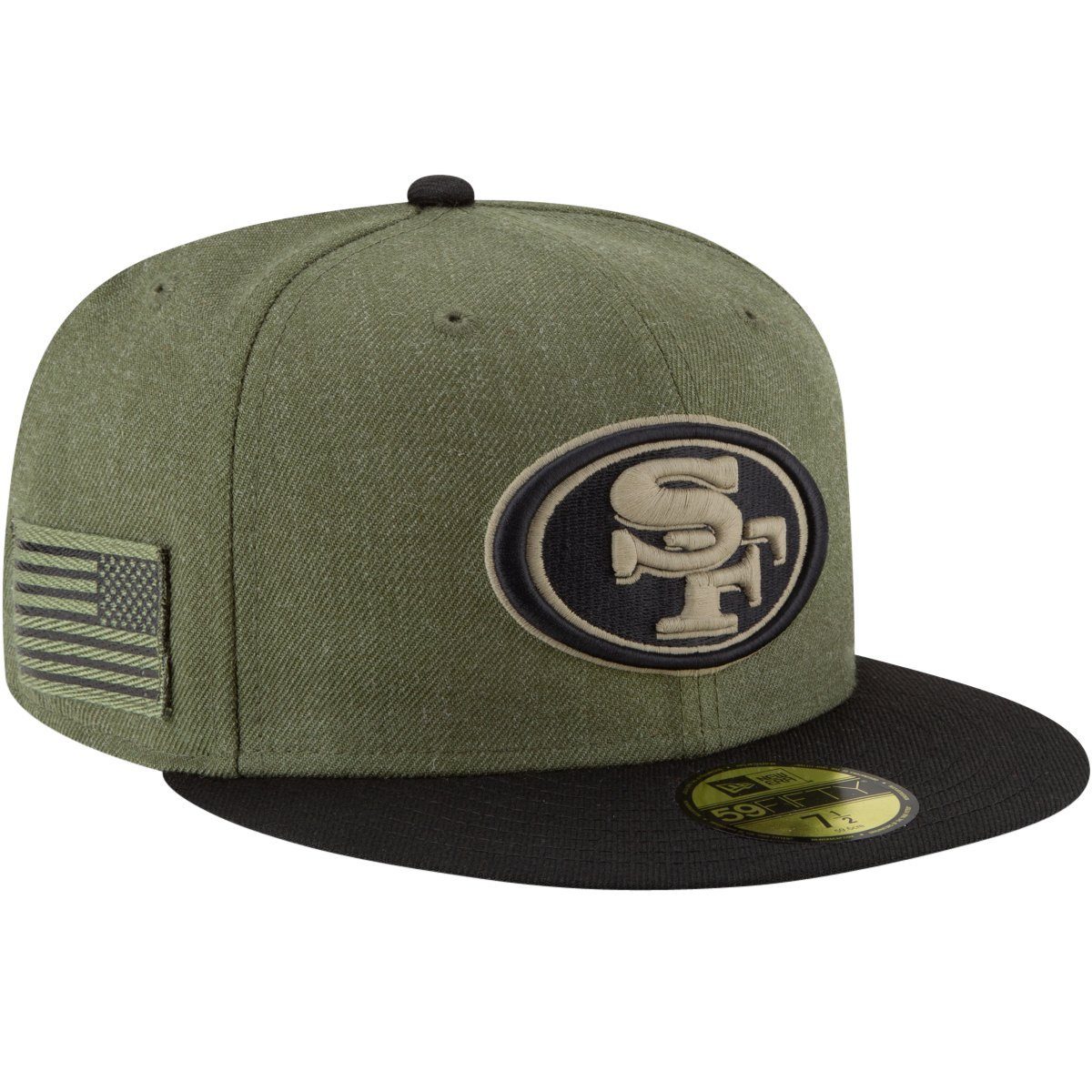 New Era Fitted Cap 59Fifty NFL Salute to Service San Francisco 49ers