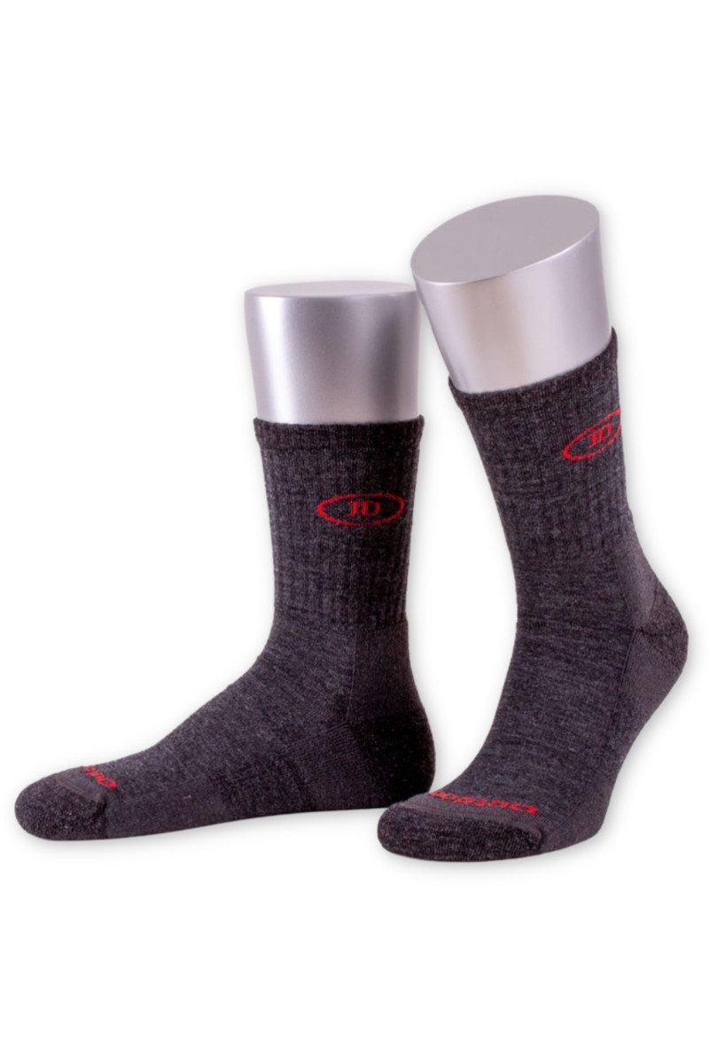 Trachtensocken Wandersocken - OUTDOOR I - anthrazit, mittelgrau