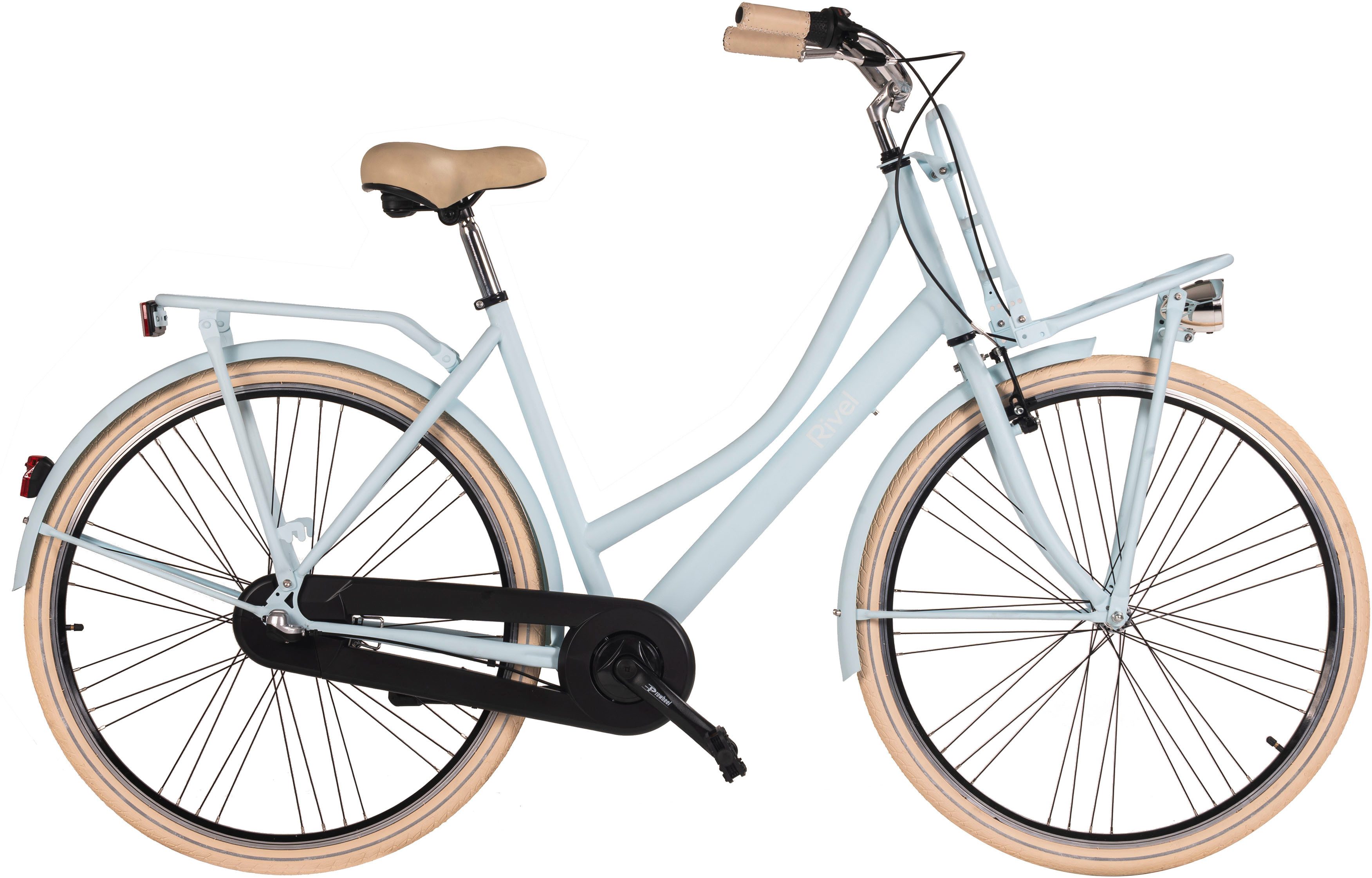 Hollandia Hollandrad Hollandrad 28'' Rivel blau 3 Gänge Nabenschaltung RH 54 cm, 3 Gang Shimano Nexus Schaltwerk, Nabenschaltung